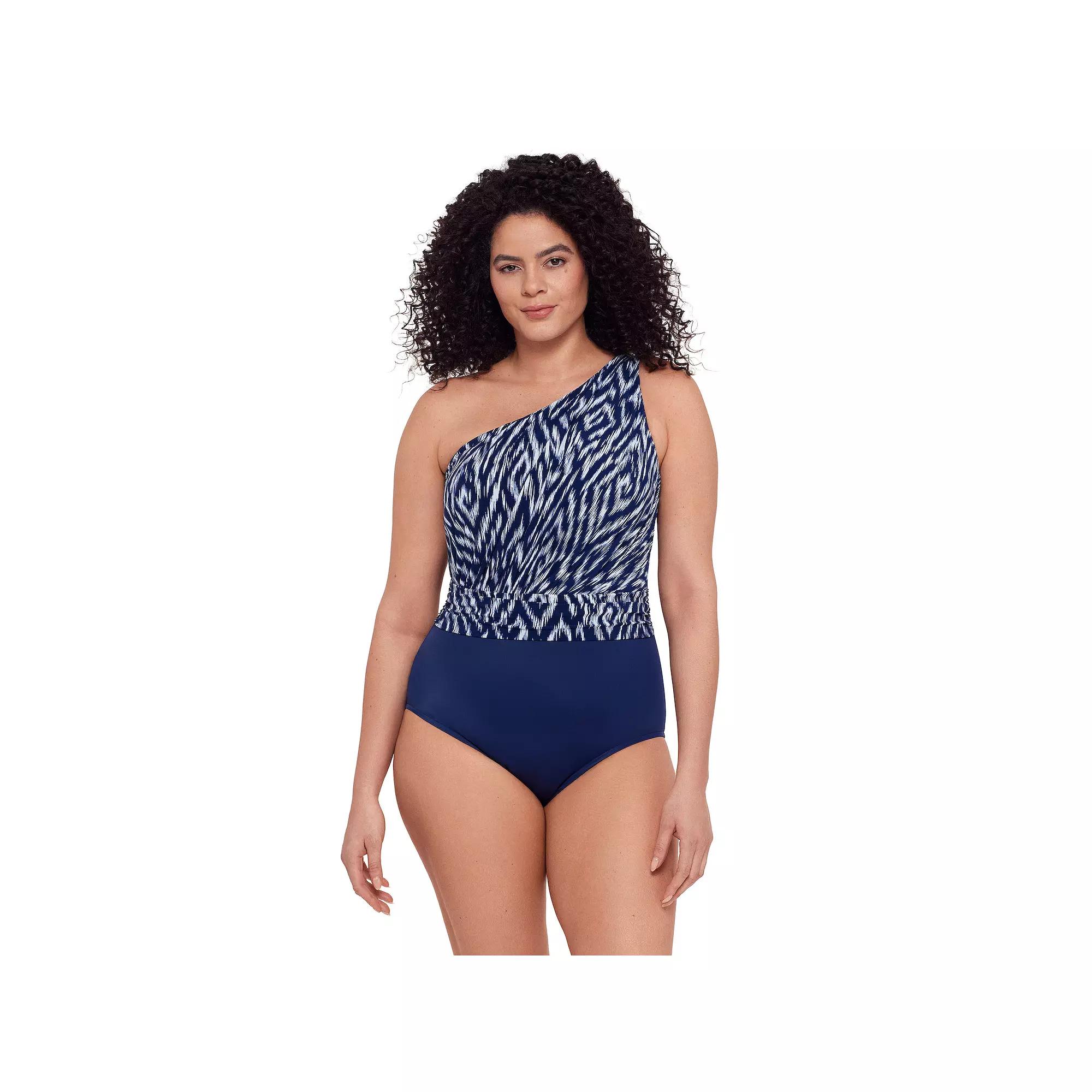 Women's Trimshaper Heather One-Piece Swimsuit,  Product Image