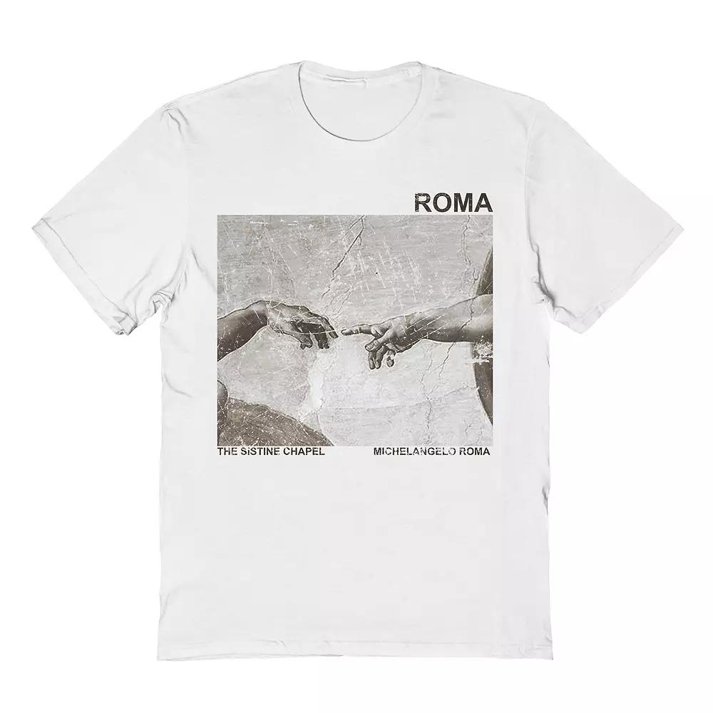 Men's Michaelangelo Roma Tee, Size: XL, White Product Image
