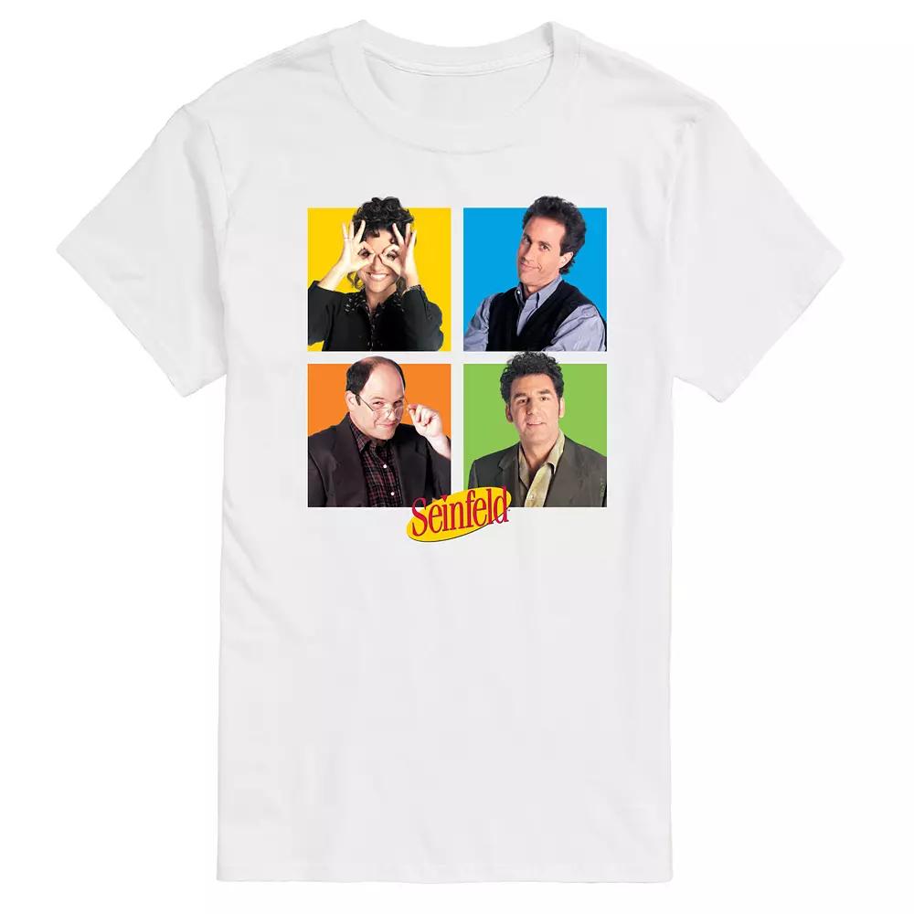 Men's Seinfeld Character Grid Graphic Tee,  Product Image