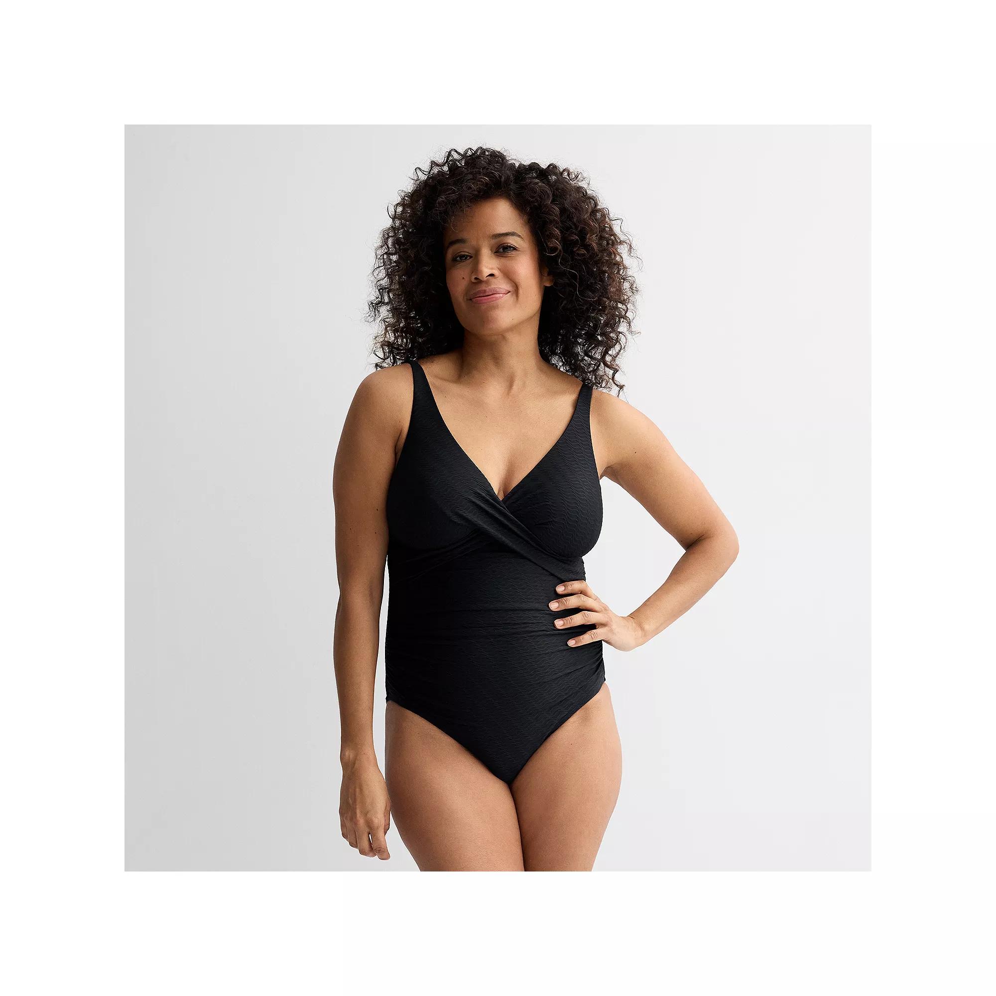 Womens Bal Harbour Cross Front One-Piece Swimsuit Product Image