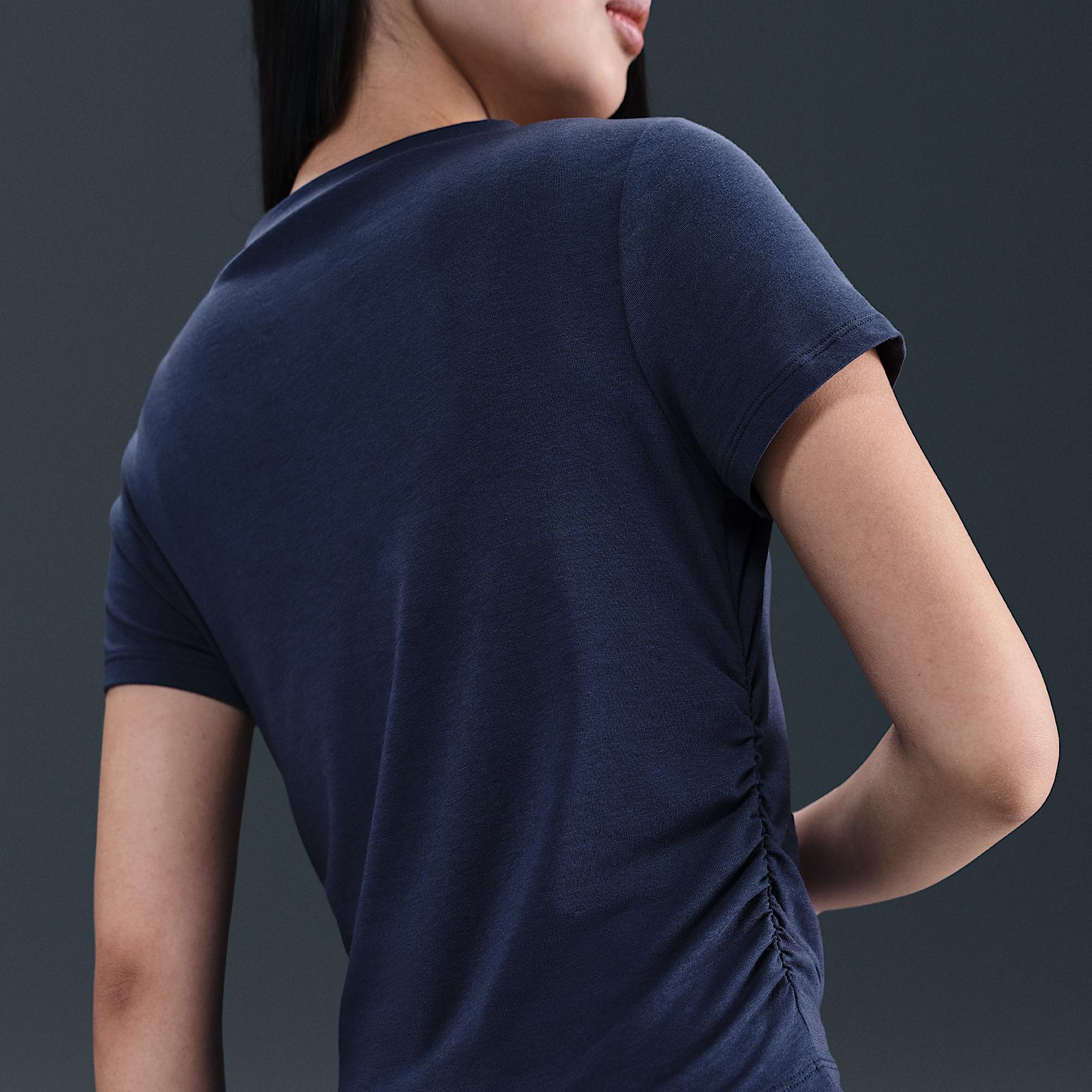 Womens Nike Sportswear Chill Knit Tight Short-Sleeve Mock-Neck Top | HV2401-051 Product Image