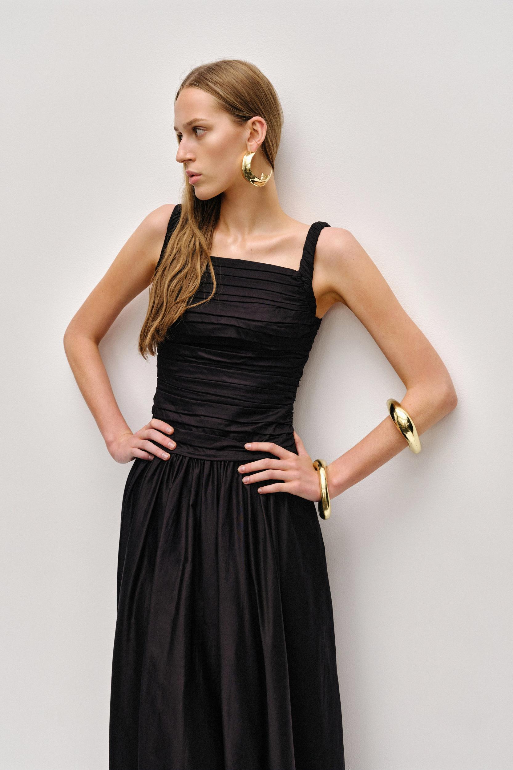 Star Midi Dress-BLACK / 4 Product Image