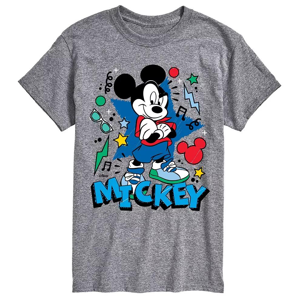 Disney's Mickey Mouse Big & Tall Retro Sketch Graphic Tee, Men's,  Product Image