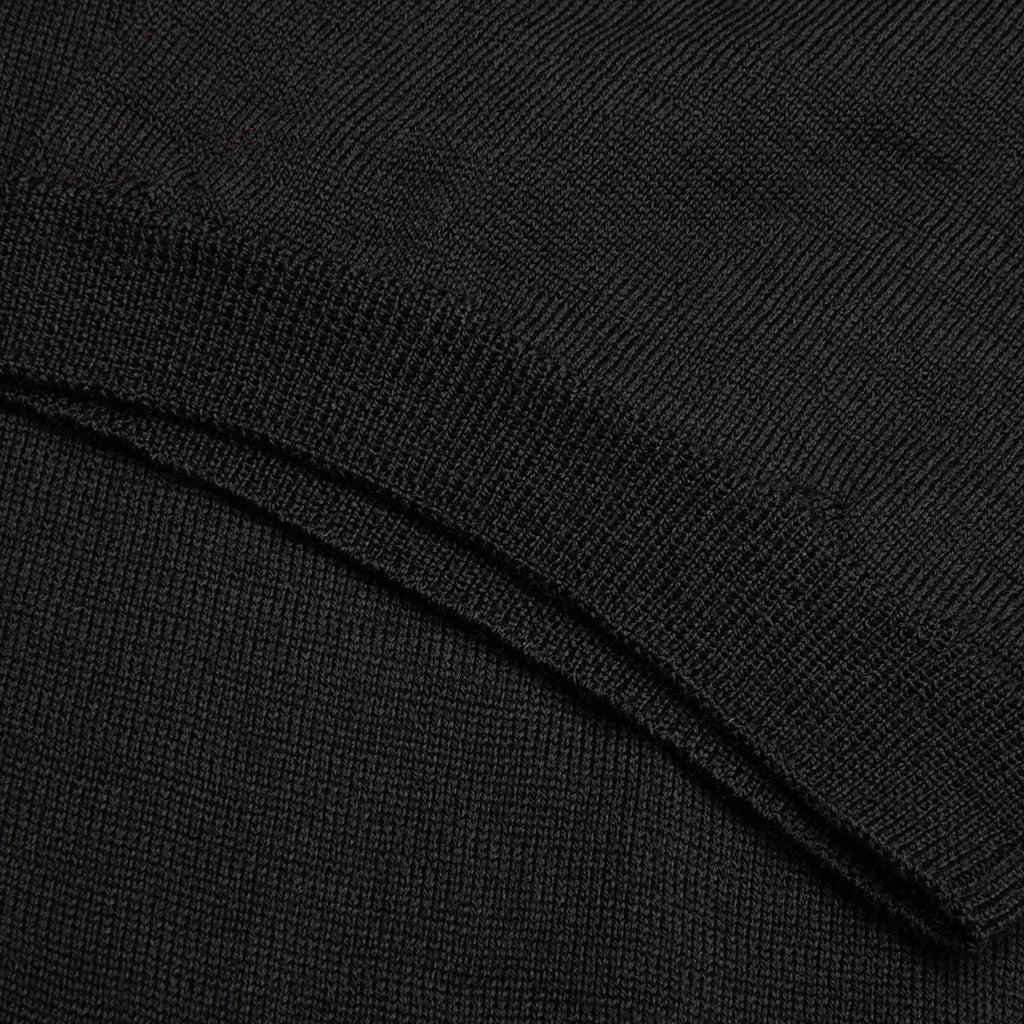 Red Emblem S/S V Neck Cardigan - Black Male Product Image