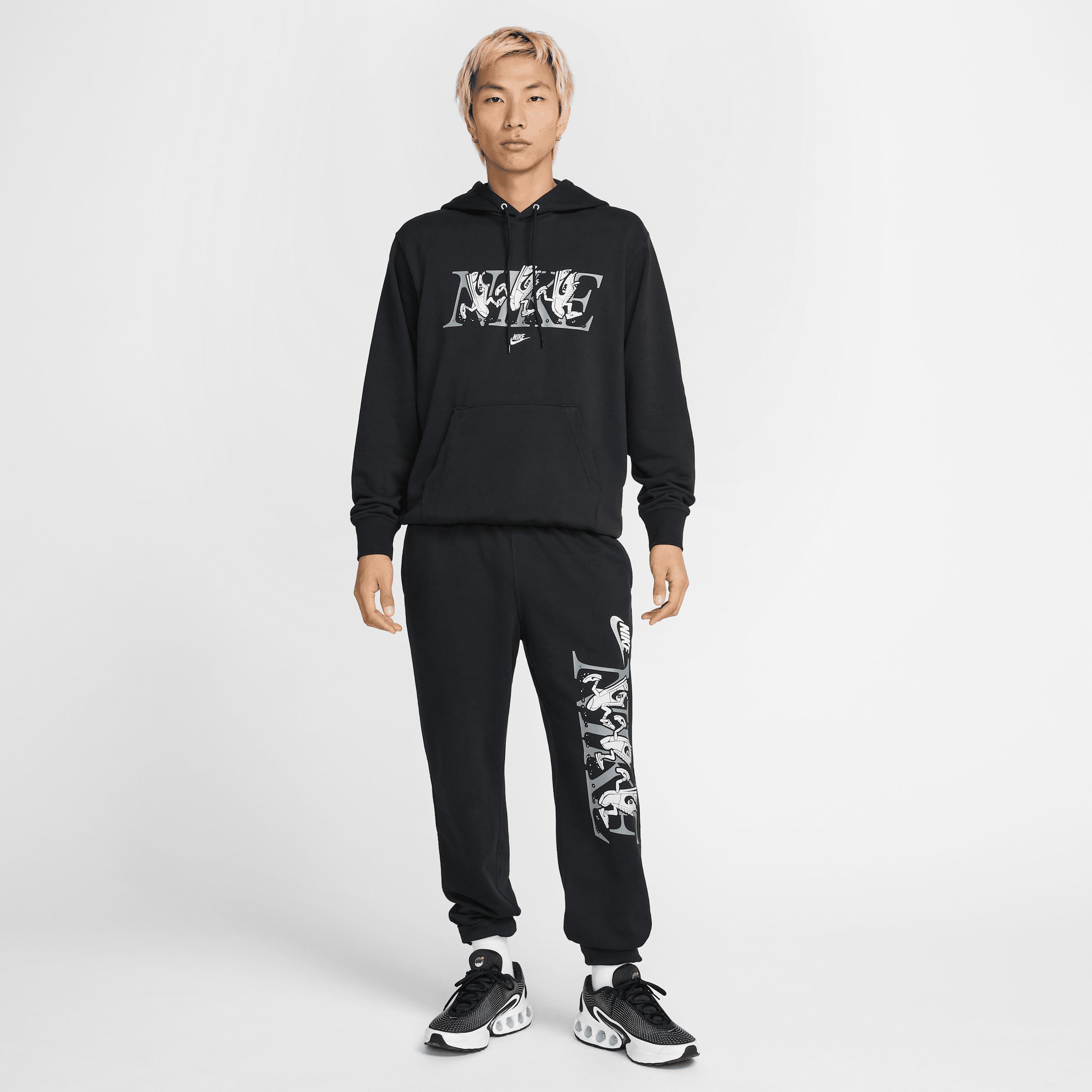 Nike Mens Club French Terry Hoodie | HJ2177-010 Product Image