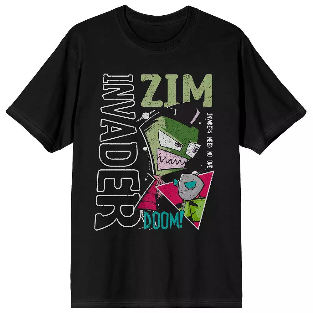 Men's Invader Zim Bootleg Style Tee,  Product Image