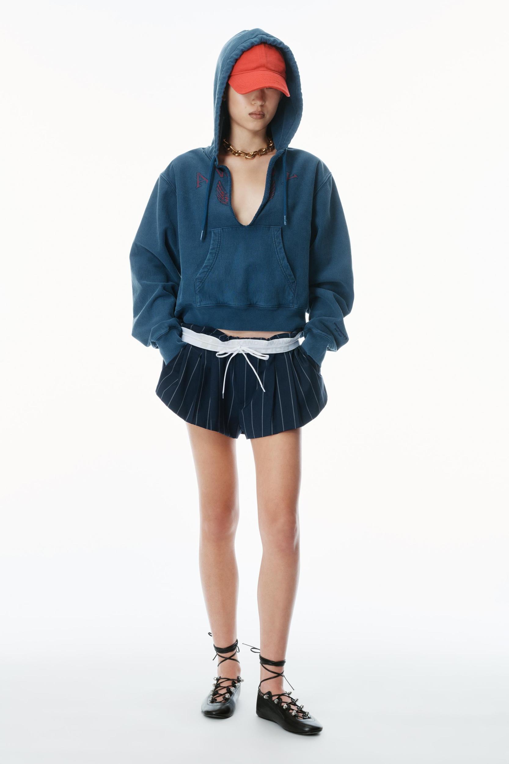 Distressed Cotton Hoodie Product Image