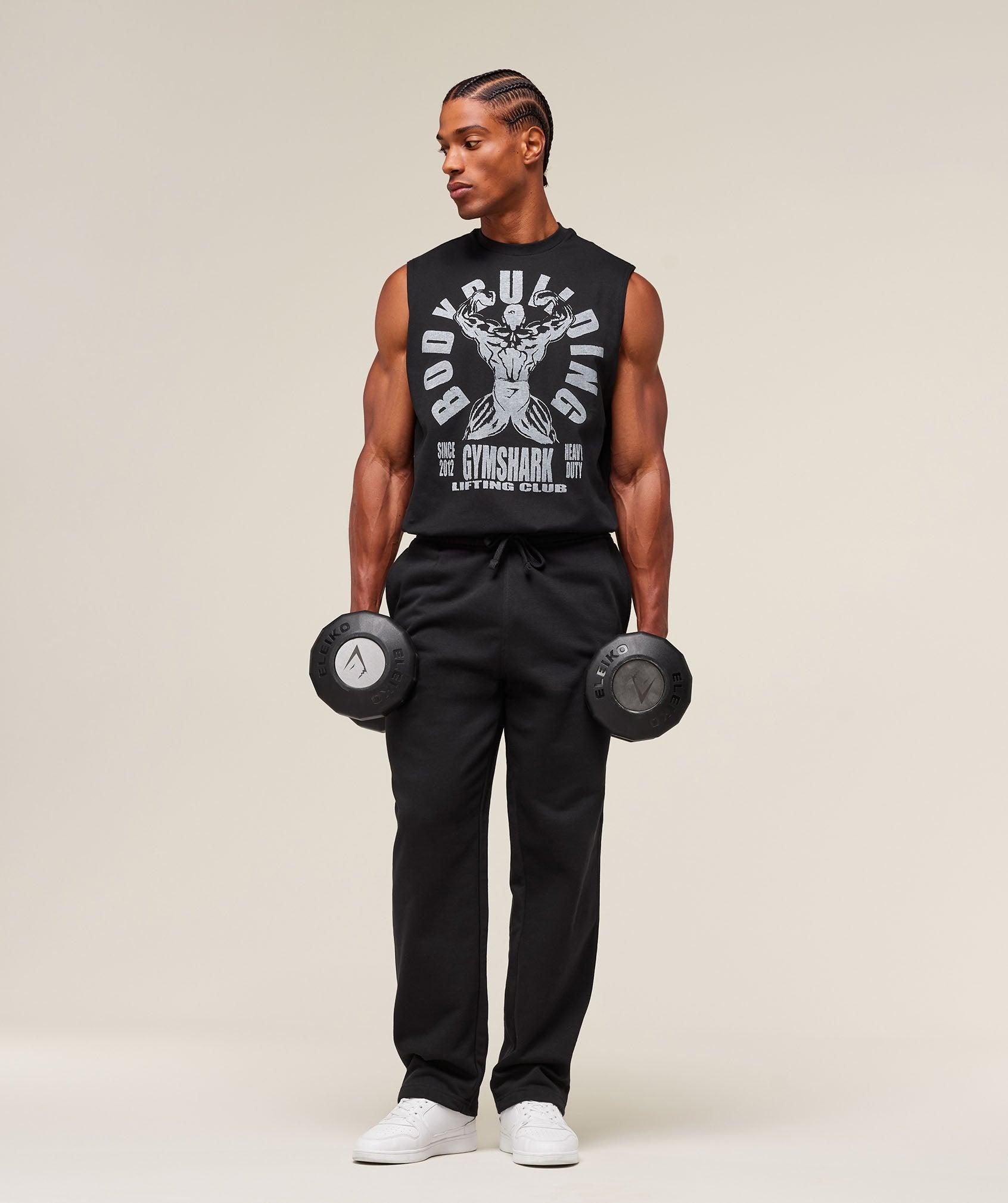 Gymshark Lifting Club Flex Tank - Black Male Product Image