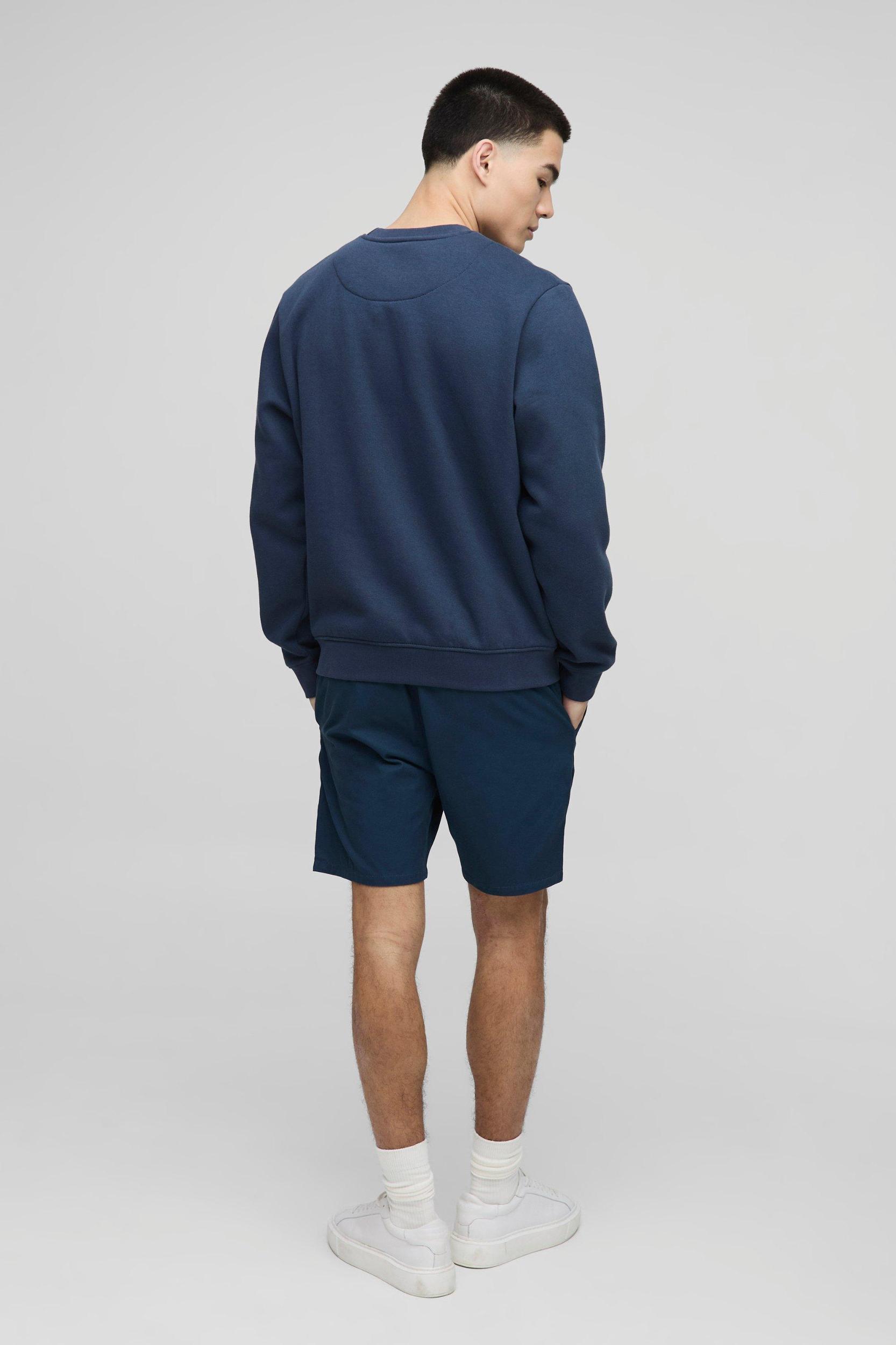 Elasticated Waist Slim Fit Twill Shorts | boohooMAN USA Product Image