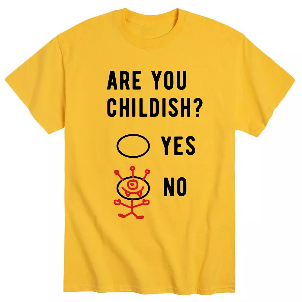 Men's Are You Childish Tee,  Product Image