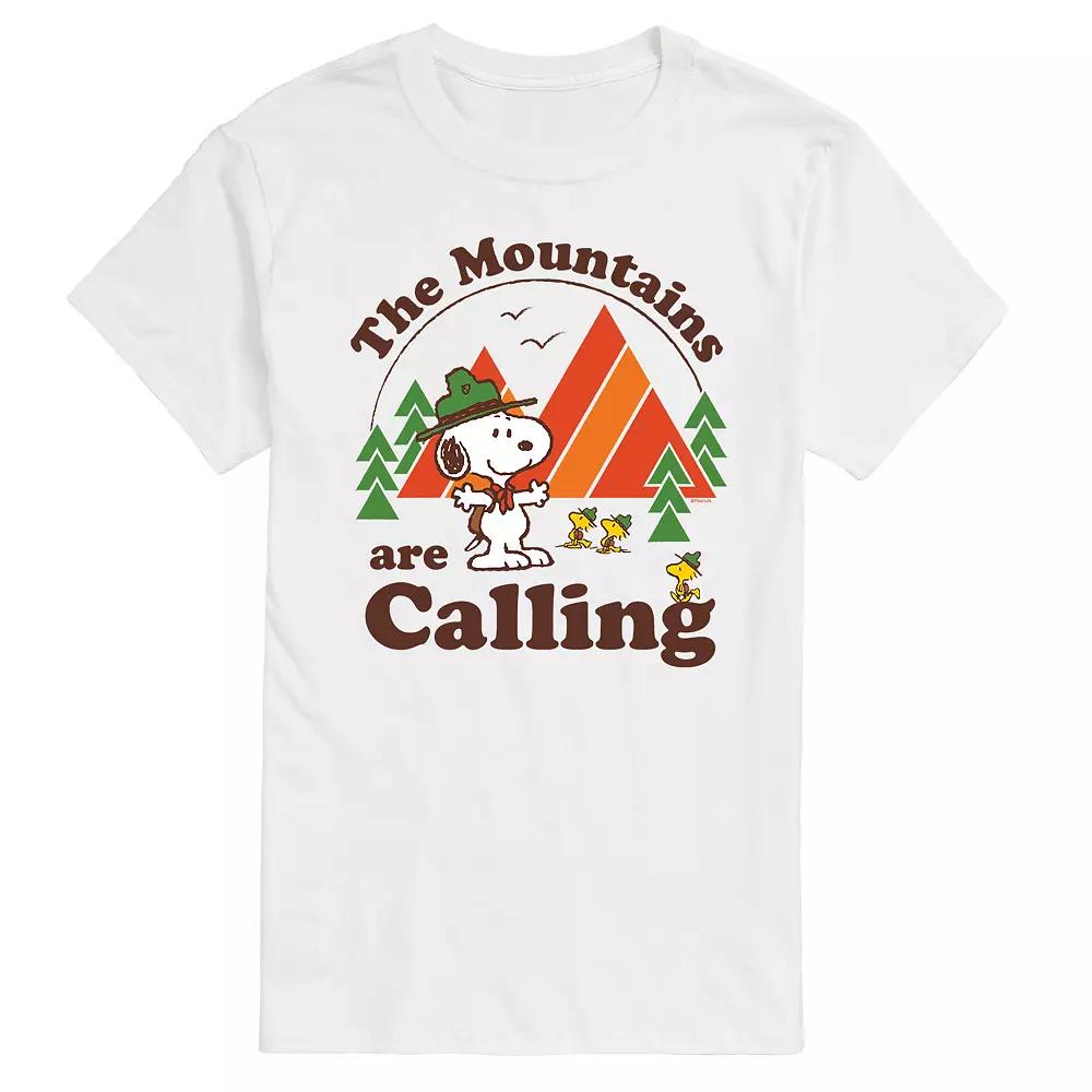 Men's Peanuts Mountains Are Calling Tee,  Product Image