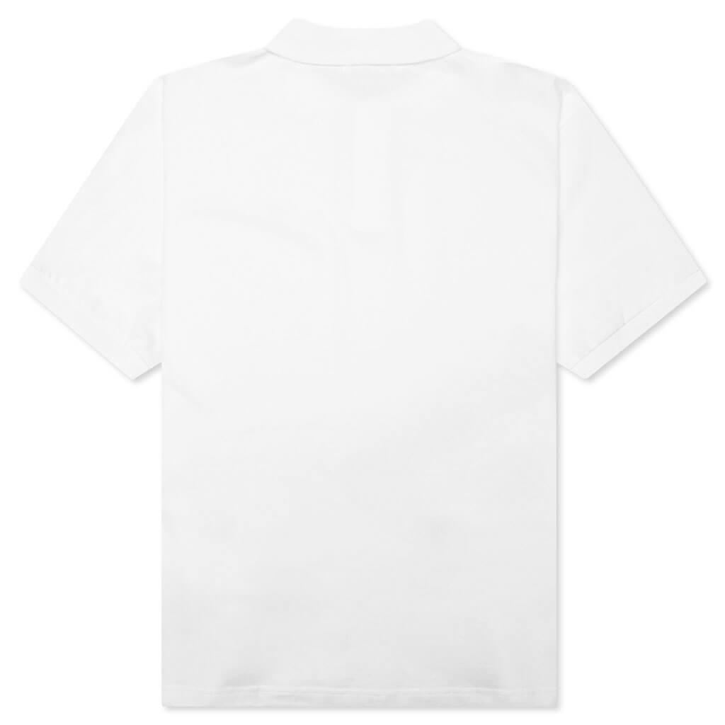Ape Head One Point Relaxed Fit Polo - White Male Product Image