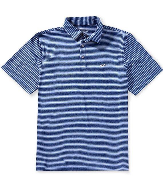 Vineyard Vines Bradley Stripe Sankaty Short Sleeve Polo Shirt Product Image