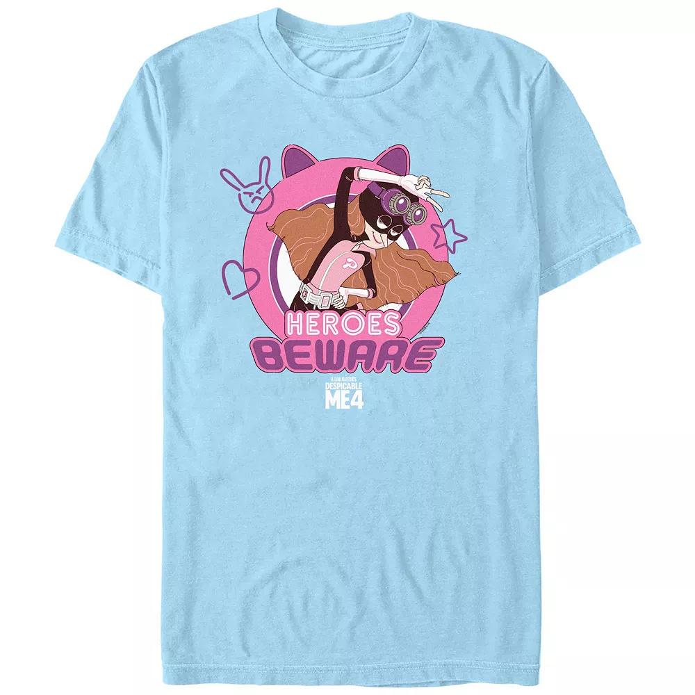 Men's Despicable Me 4 Heroes Beware Graphic Tee,  Product Image