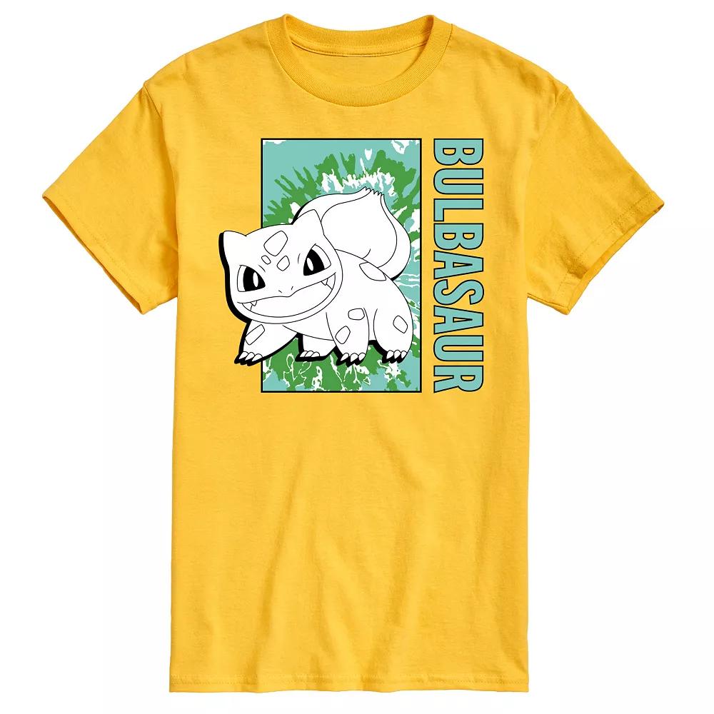 Men's Pokemon Tie Dye Bulbasaur Tee,  Product Image