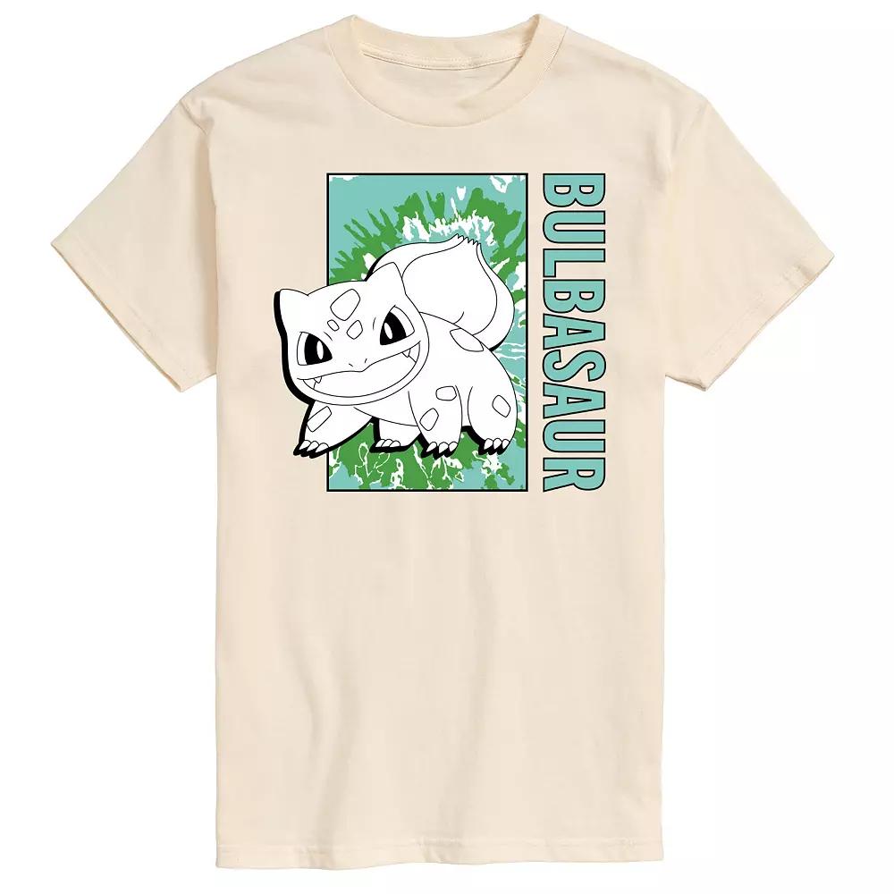 Men's Pokemon Tie Dye Bulbasaur Tee,  Product Image