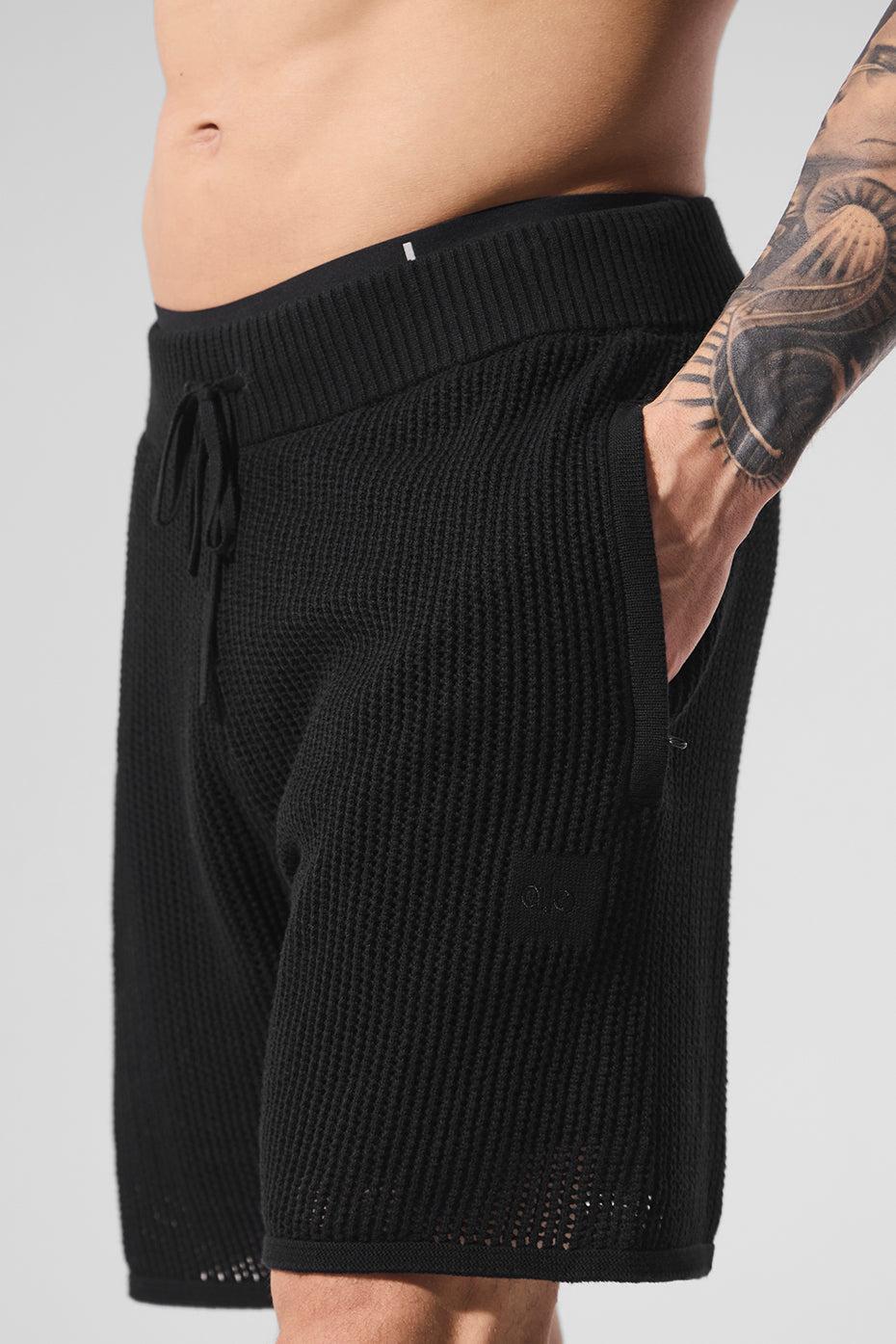 Open-Knit Short - Black Product Image