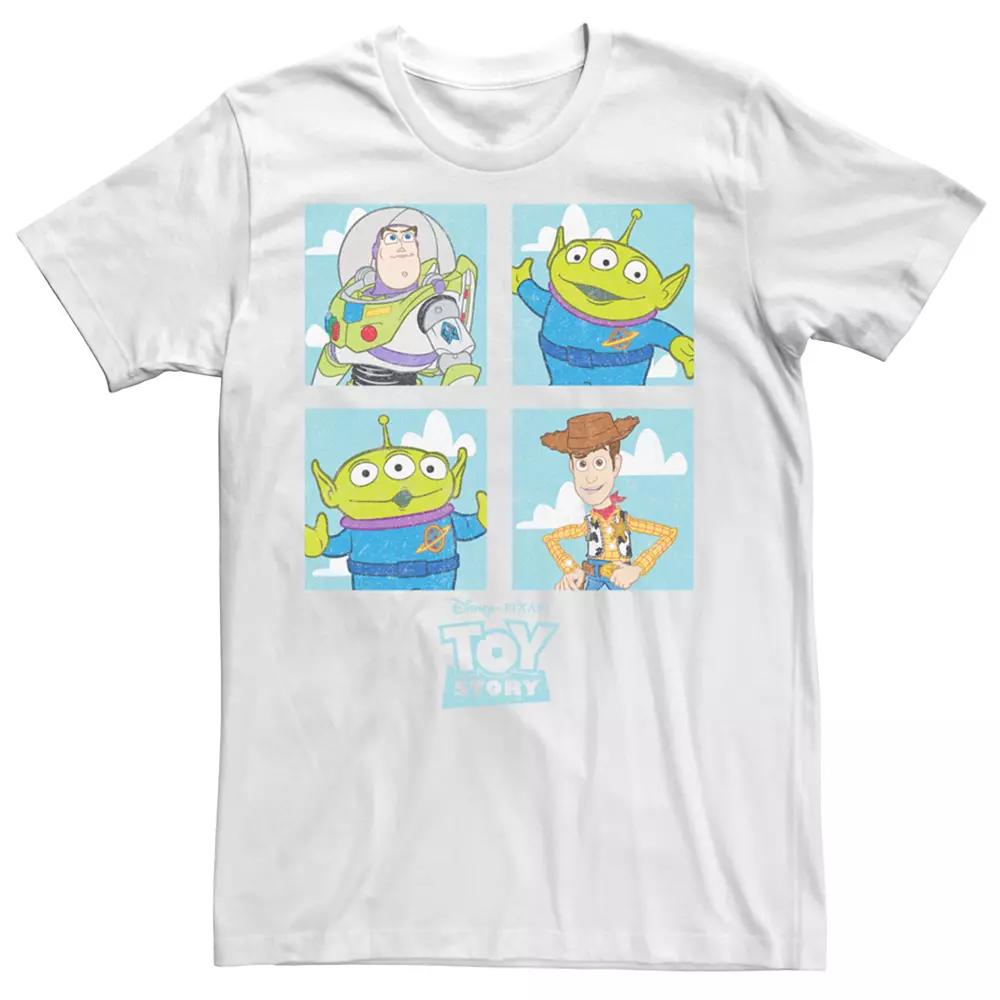 Men's Disney / Pixar's Toy Story Buzz Alien Woody Group Shot Tee,  Product Image