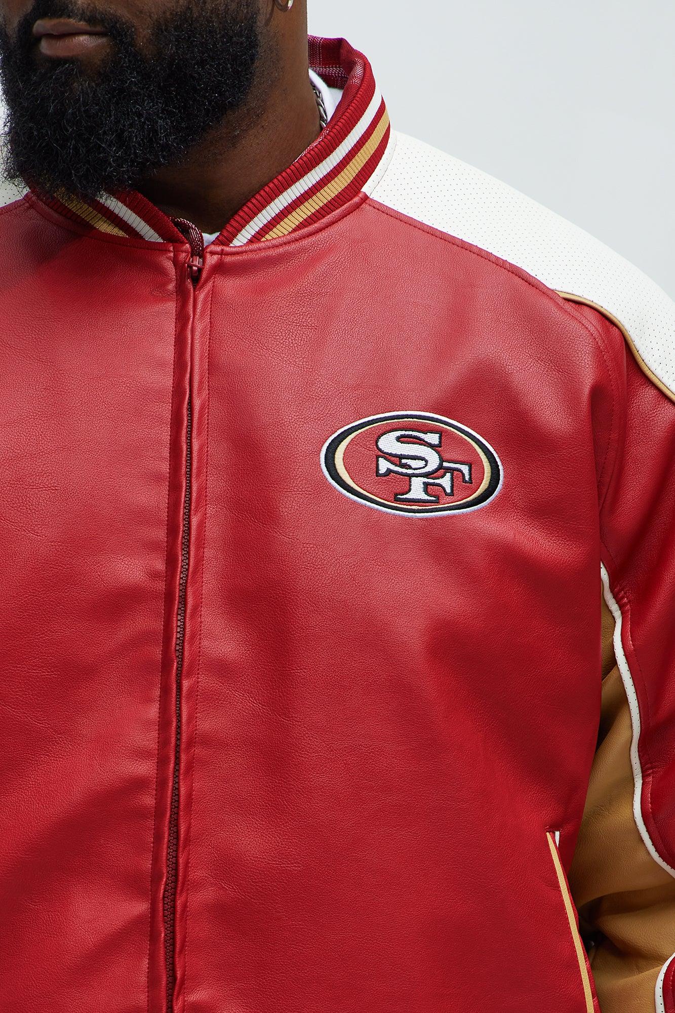 49ers High Standard Jacket - Red/White Male Product Image