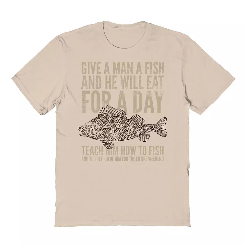 Men's Duke & Sons Give A Man A Fish Graphic Tee, Adult Unisex,  Product Image