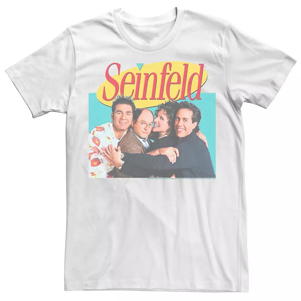 Men's Seinfeld Group Cast Logo Poster Tee,  Product Image