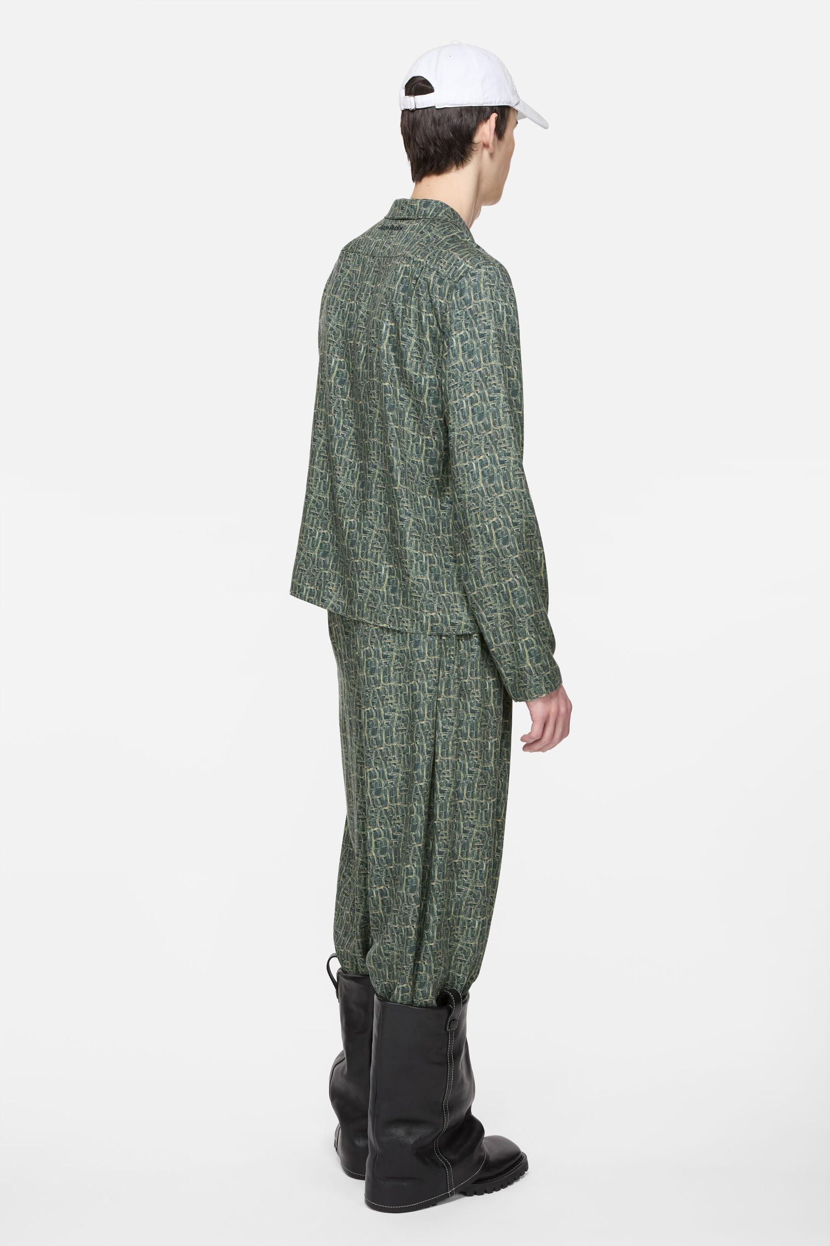 Monogram Button-Up Shirt Product Image