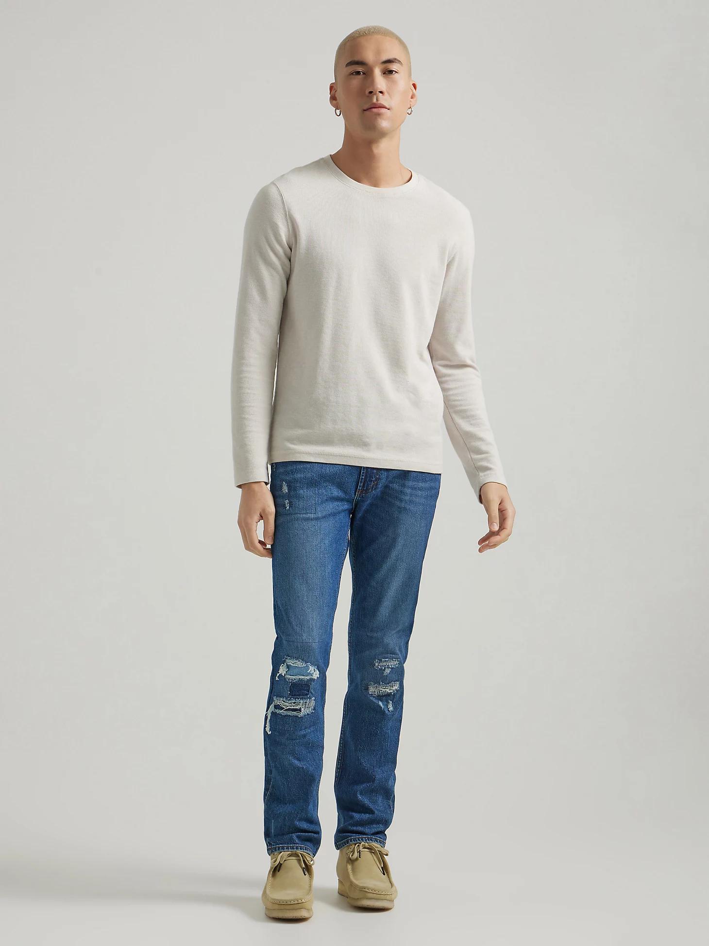 Men's Slim Straight Distressed Jean | Men's Jeans | Lee® Product Image