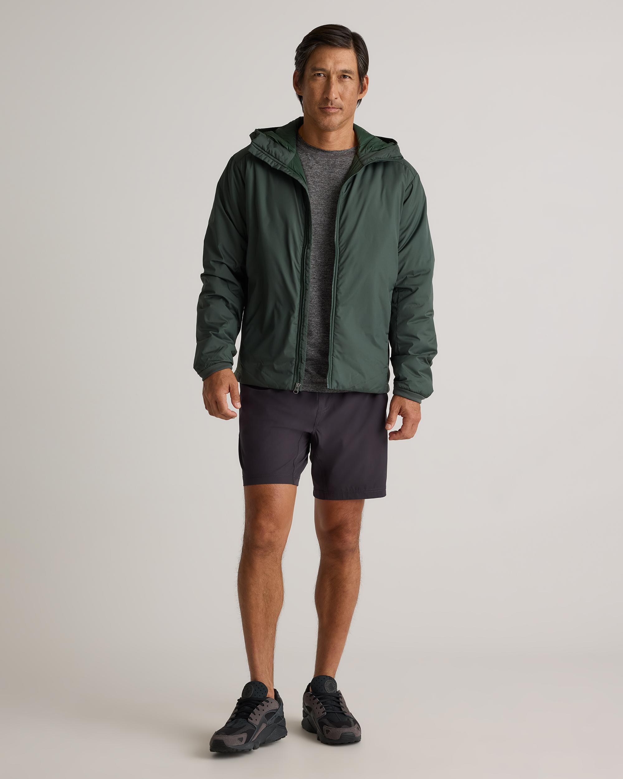 Quince | Men's Hybrid Insulated Lightweight Hooded Jacket 100% Polyester Product Image