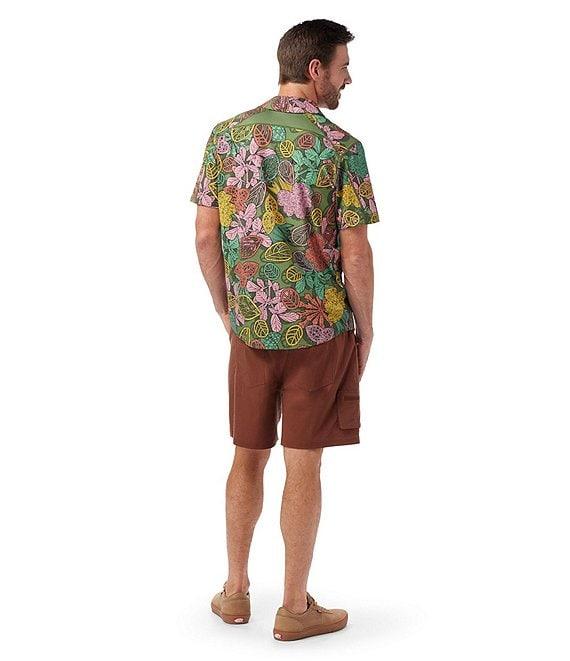SmartWool Everyday Short Sleeve Tropical Print Woven Shirt Product Image