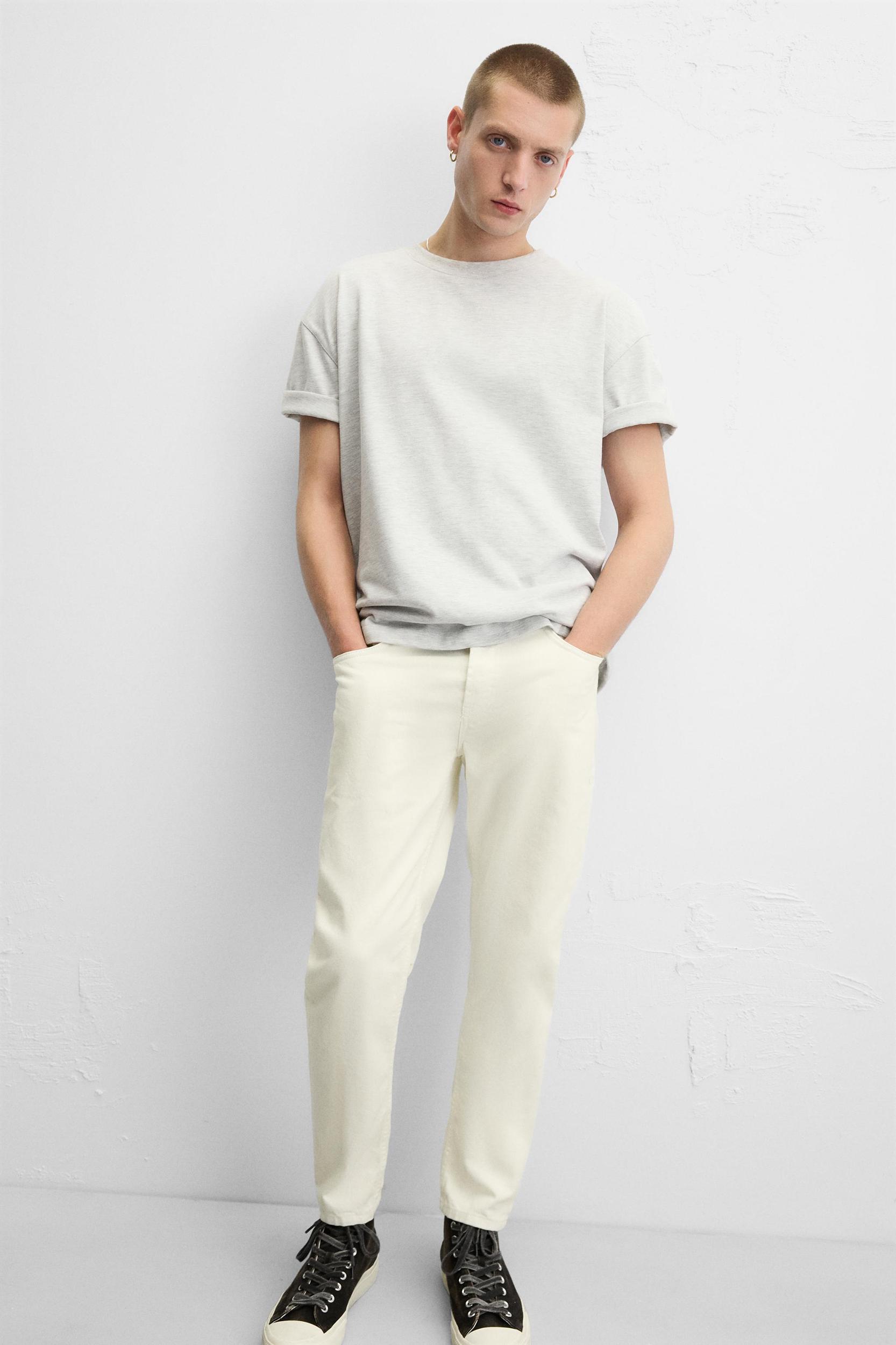 SLIM CROPPED FIT JEANS Product Image