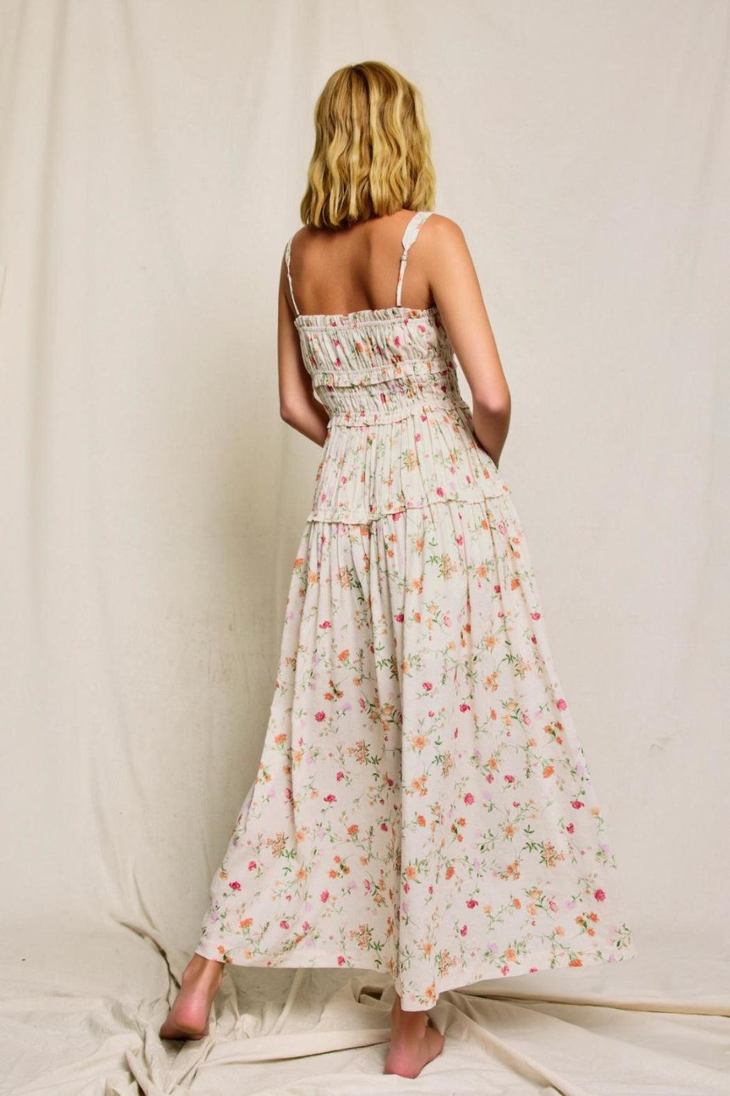 Ruffled Floral Dress Product Image