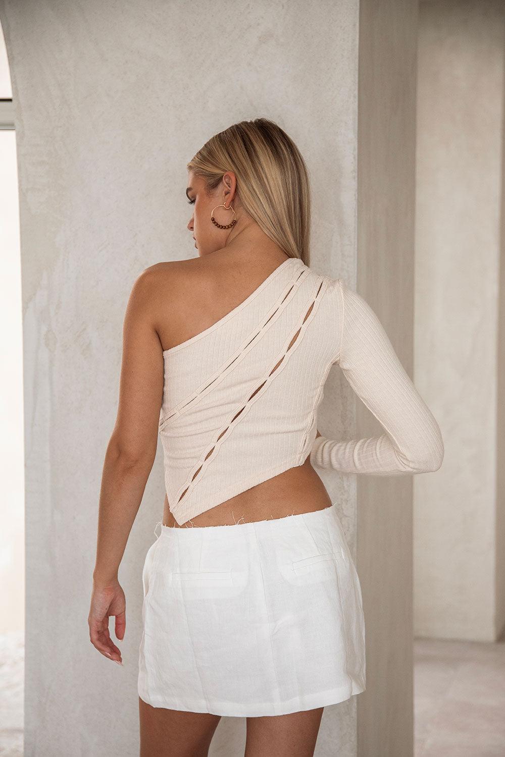 Layla Top - Cream Product Image