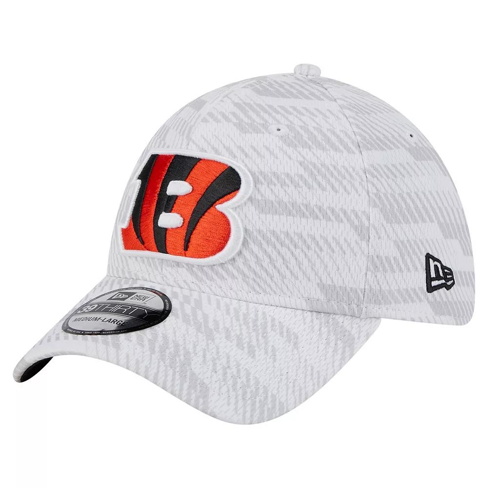 Men's New Era  White Cincinnati Bengals Gameday Graded 39THIRTY Flex Hat, Size: Large/XL Product Image
