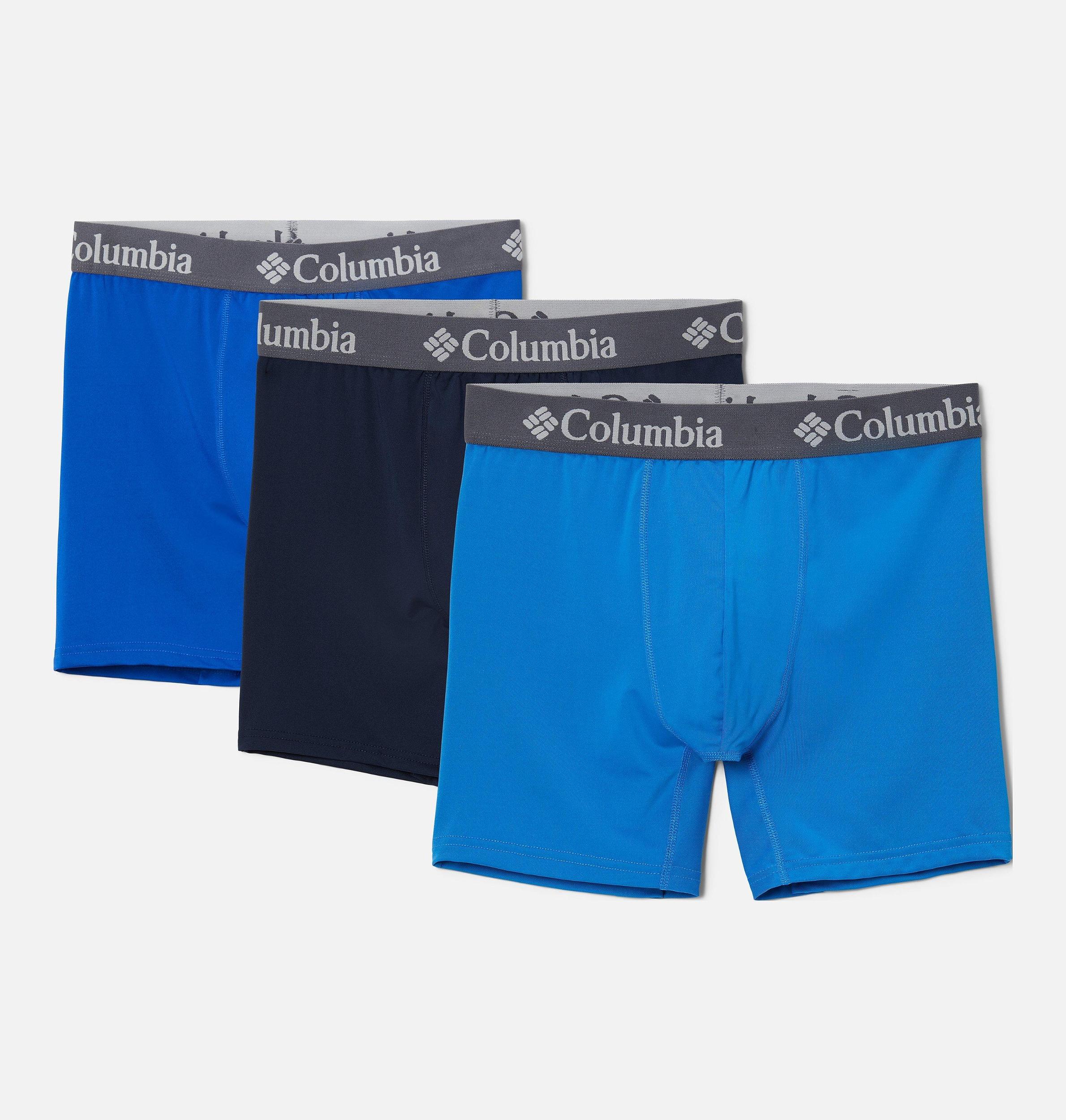 Columbia Mens Poly Stretch Boxer Brief - 3 Pack- Product Image