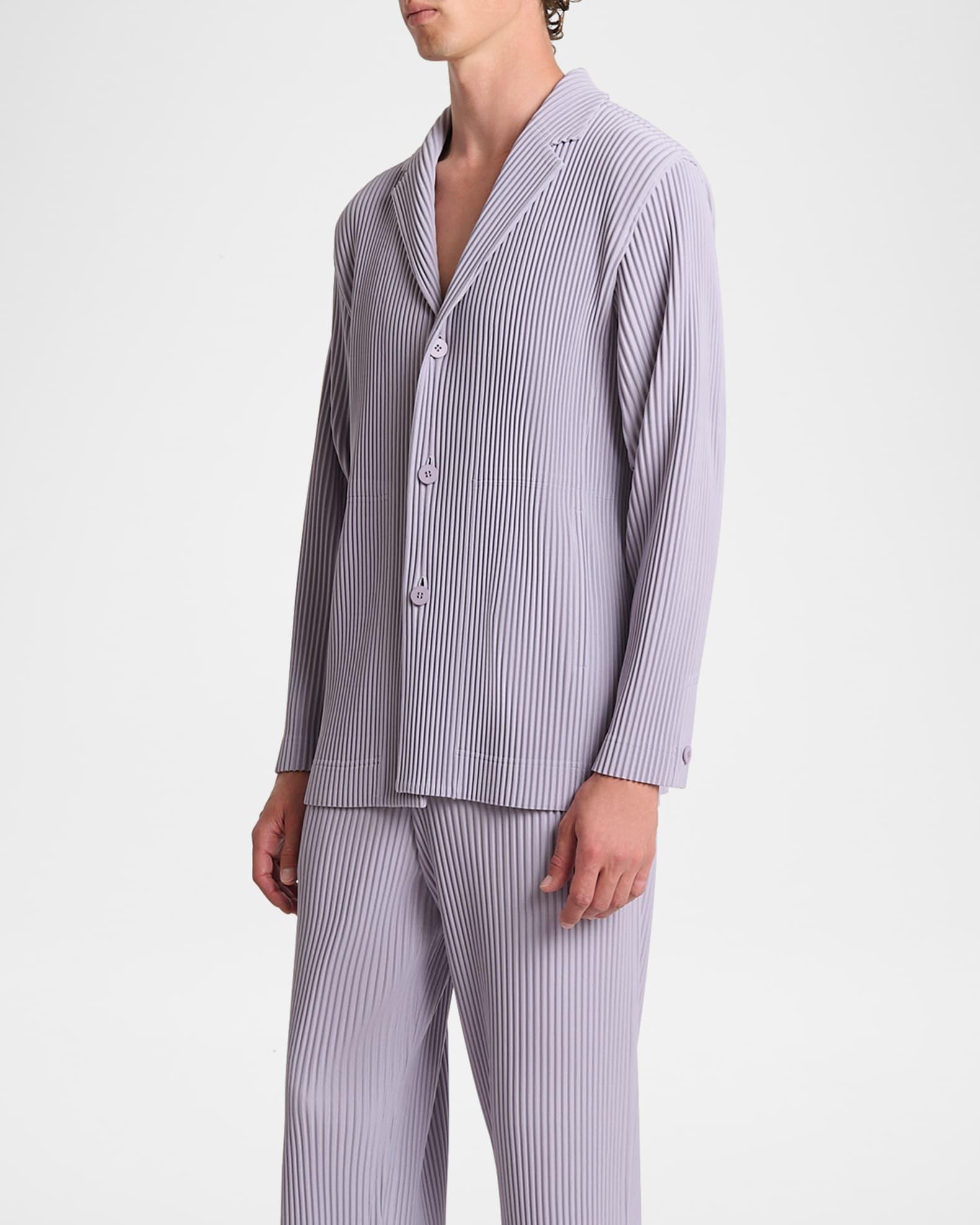 Men's Pleated Single-Breasted Sport Coat Product Image