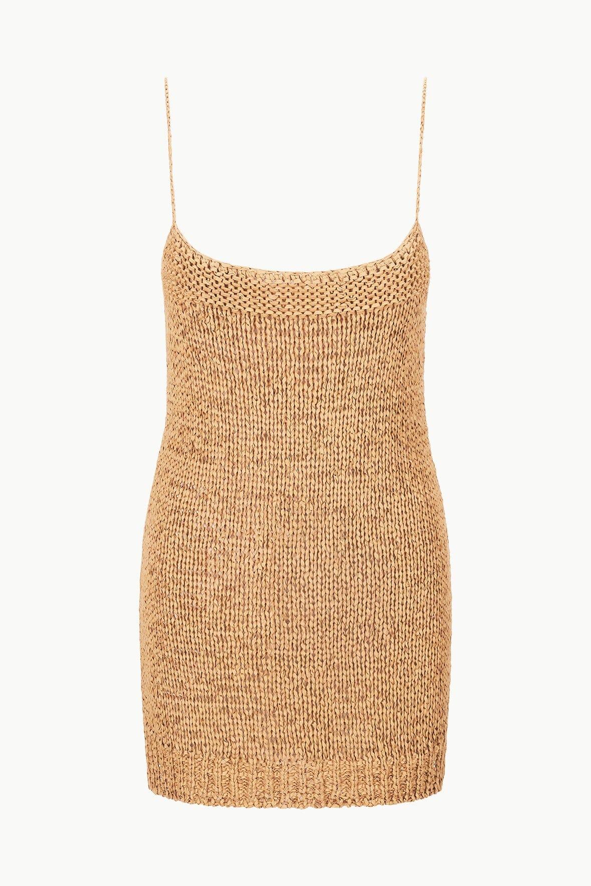 HAZE MINI DRESS | CAMEL Product Image