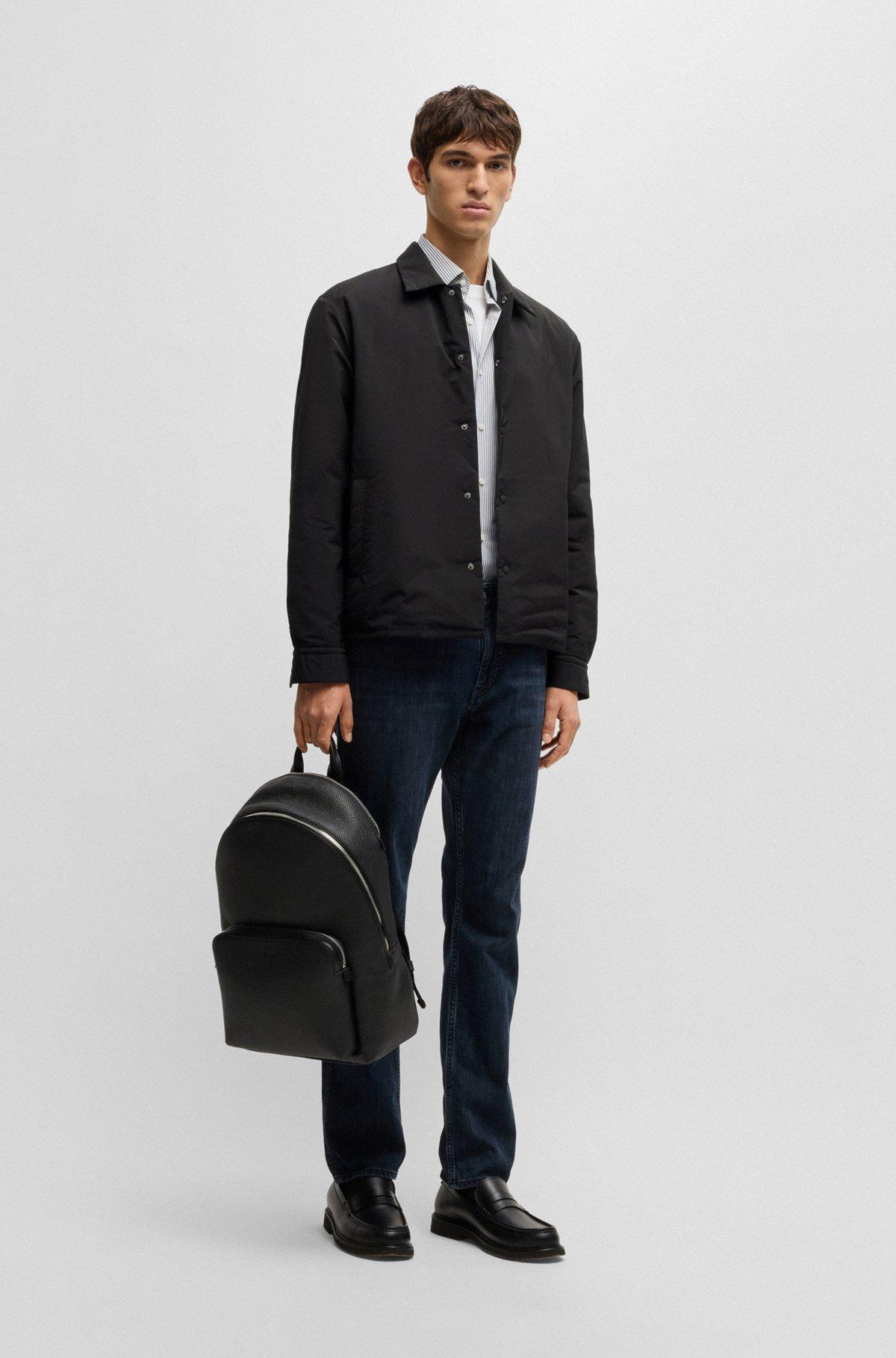 Relaxed-fit overshirt with lightweight padding Product Image