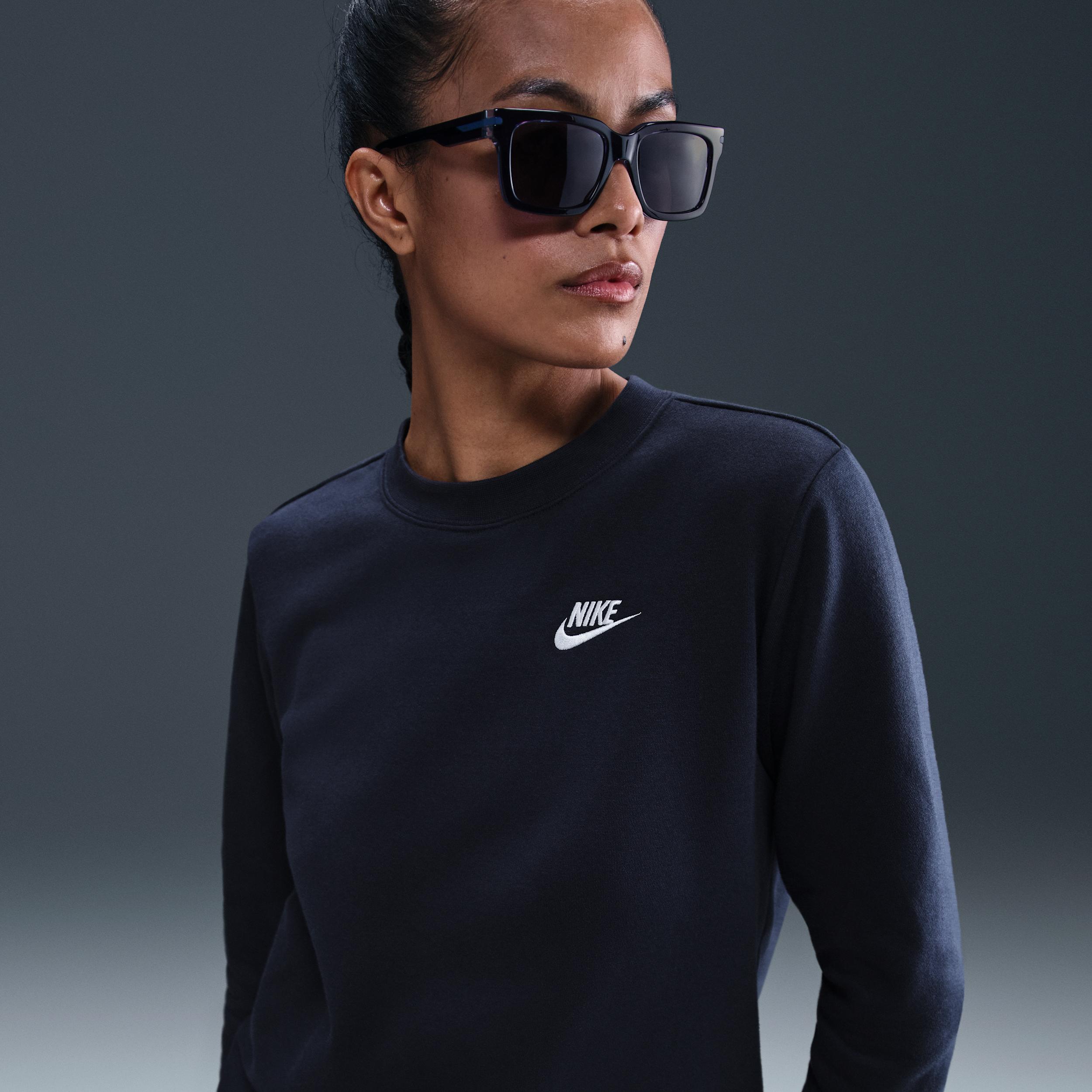 Women's Nike Sportswear Club Fleece Crew-Neck Sweatshirt Product Image
