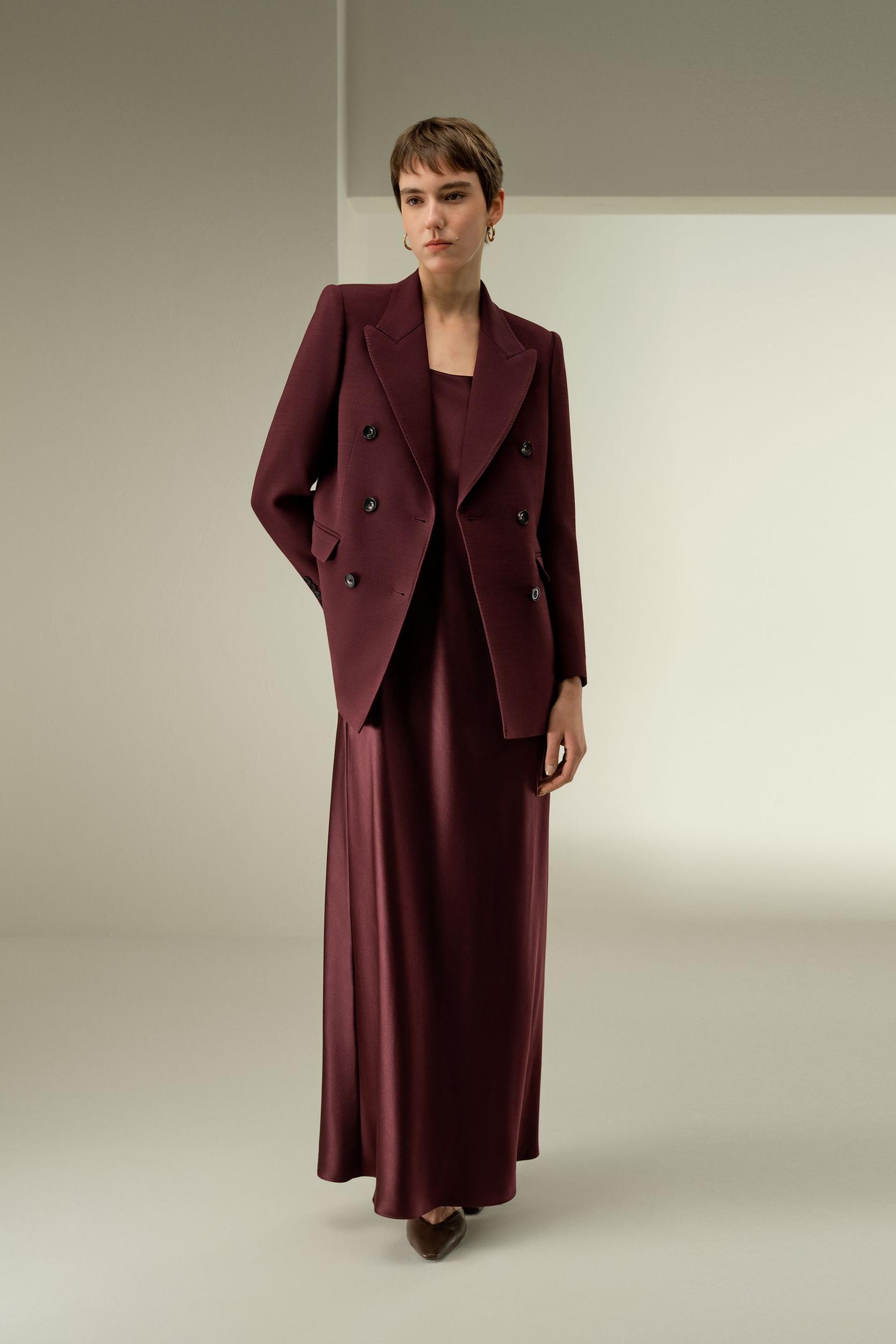 U-Neck Minimalist Slip Dress Product Image