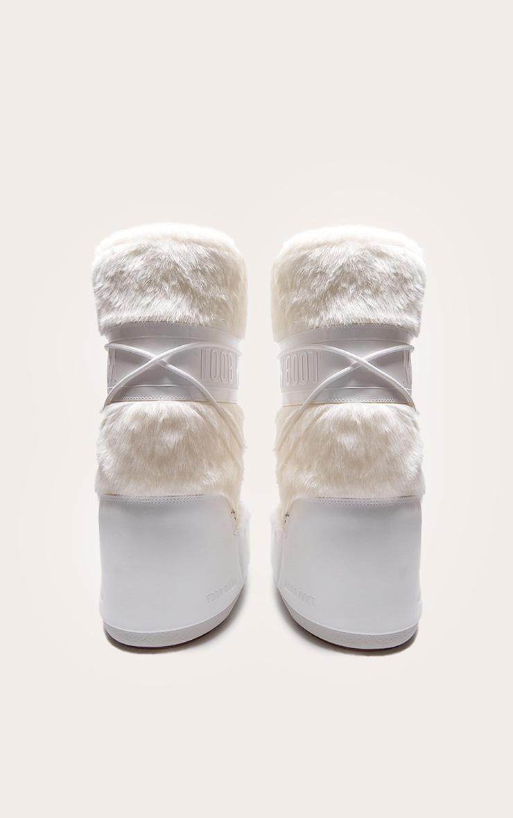 MOON BOOT White Icon Faux Fur Product Image