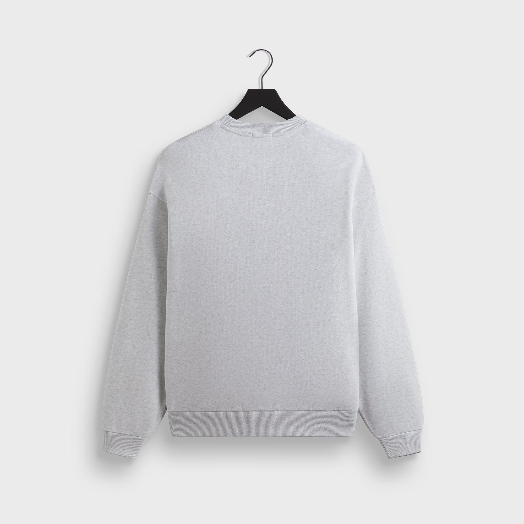 Kith Nelson Crewneck - Light Heather Grey Male Product Image