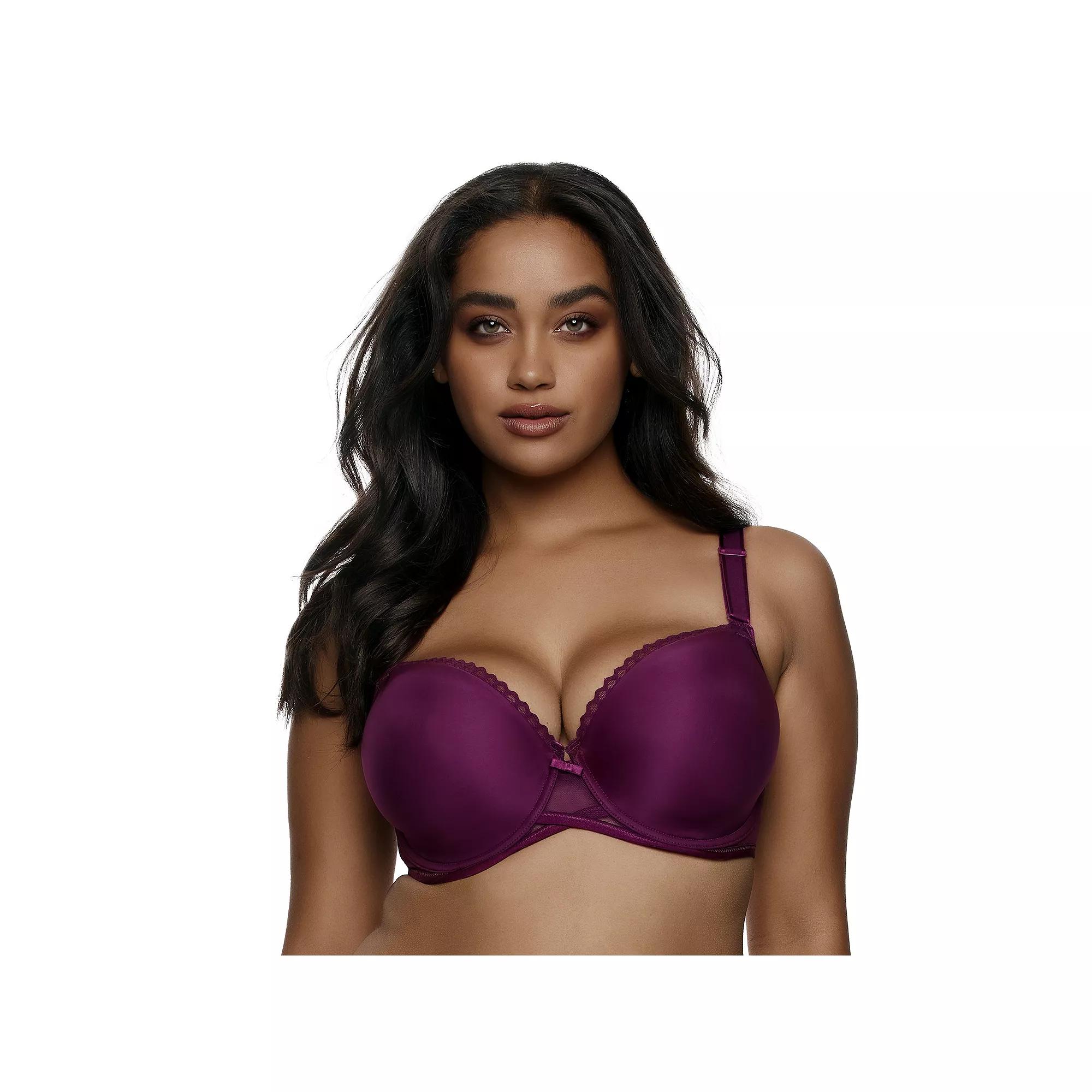 Paramour by Felina Peridot Contour Bra 225073, Women's, Size: 38 H, Black Lily Product Image