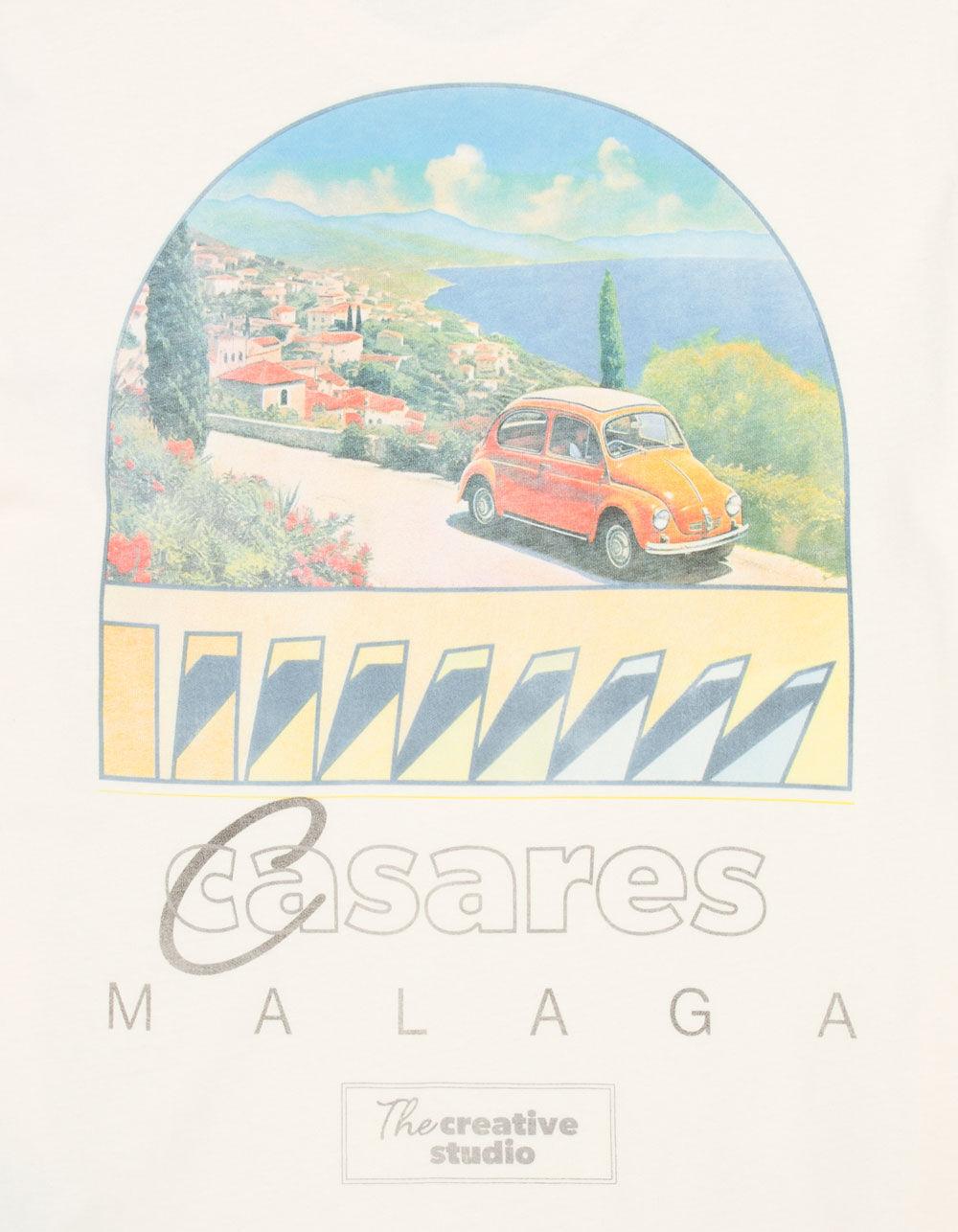 JACK & JONES Joralmeria World Mens Tee - CREAM Product Image