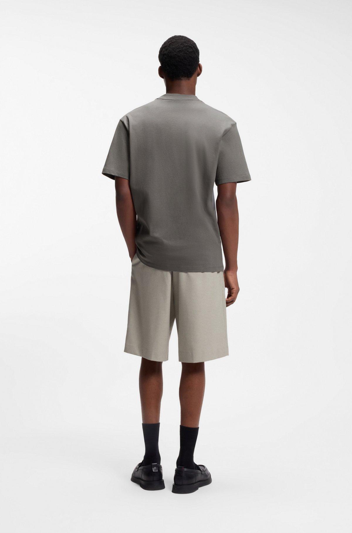 Relaxed-fit cotton-jersey T-shirt with logo print Product Image