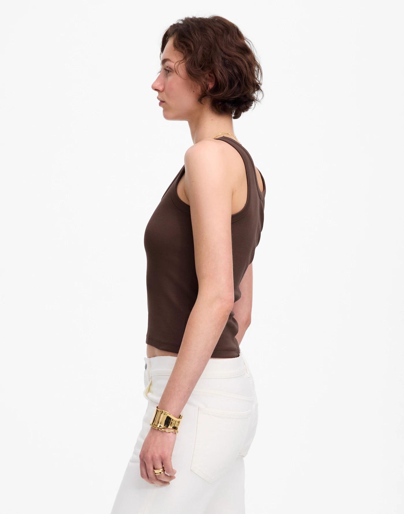 (Re)generative Cotton Ribbed Scoopneck Tank Product Image