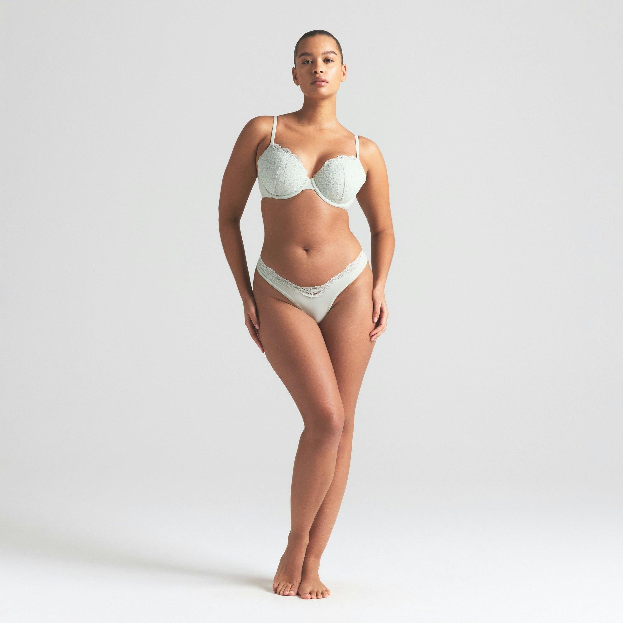 FITS EVERYBODY LACE PUSH-UP BRA | SPEARMINT Product Image