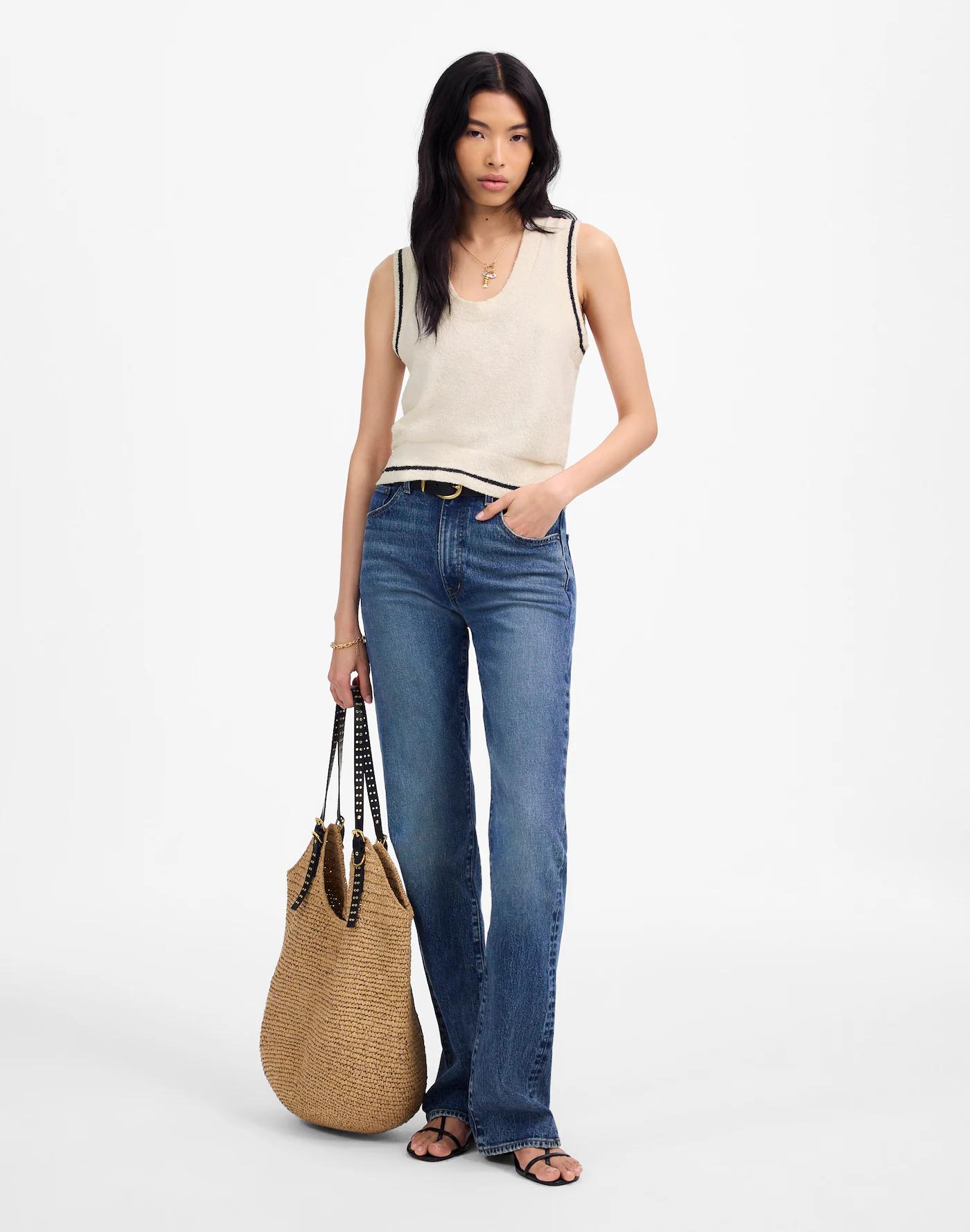 Bouclé-Knit Sweater Tank Product Image