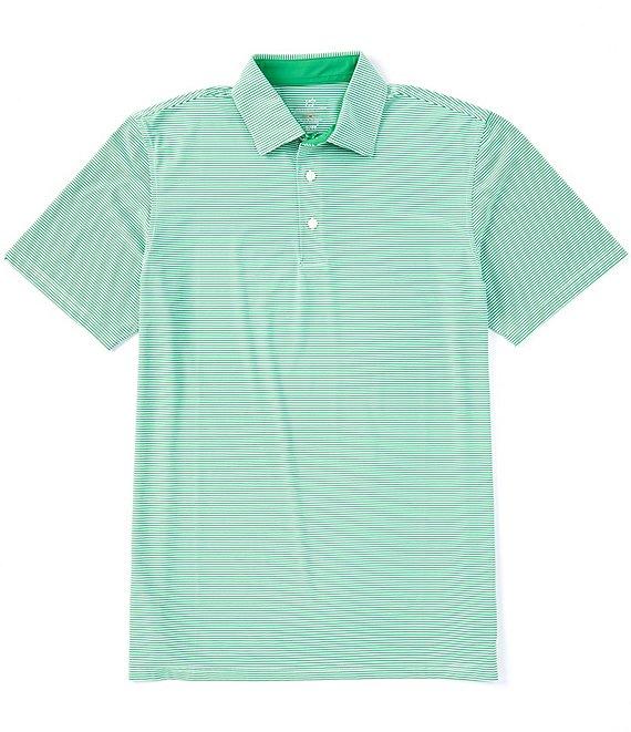 Southern Tide Performance Stretch Brrr°-eeze Meadowbrook Stripe Short Sleeve Polo Shirt Product Image