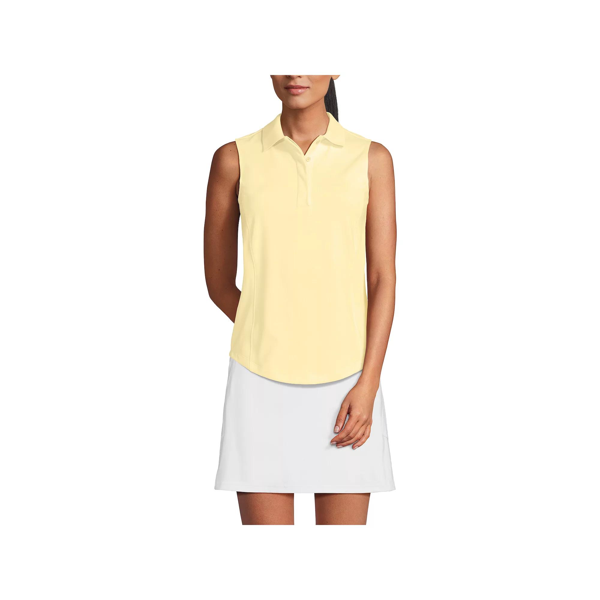 Women's Lands' End High Impact Polo Tank,  Product Image