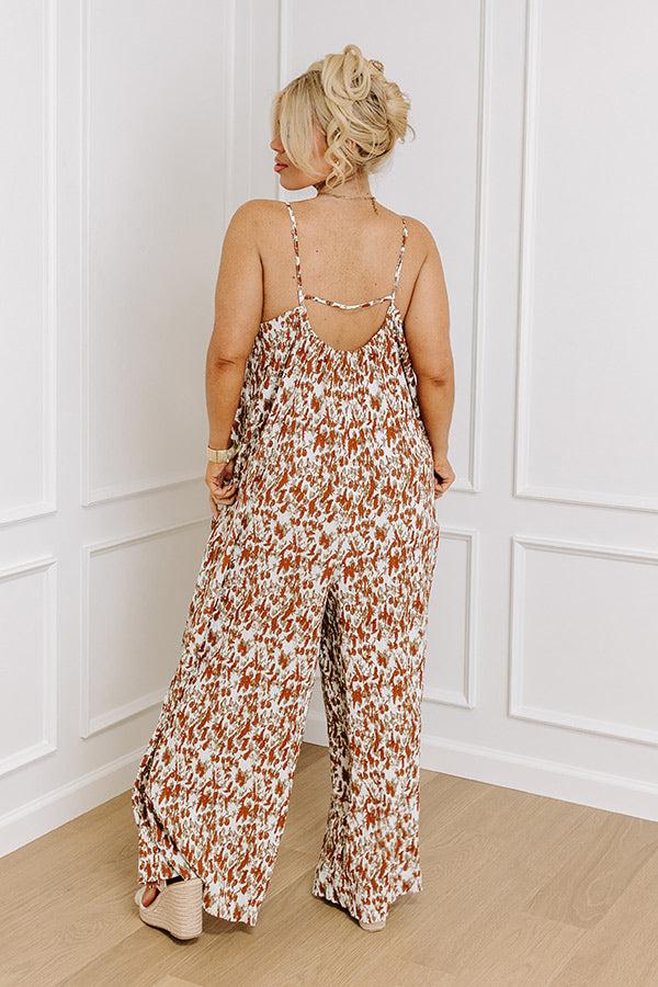 Fiercely Loved Jumpsuit In White Curves Product Image
